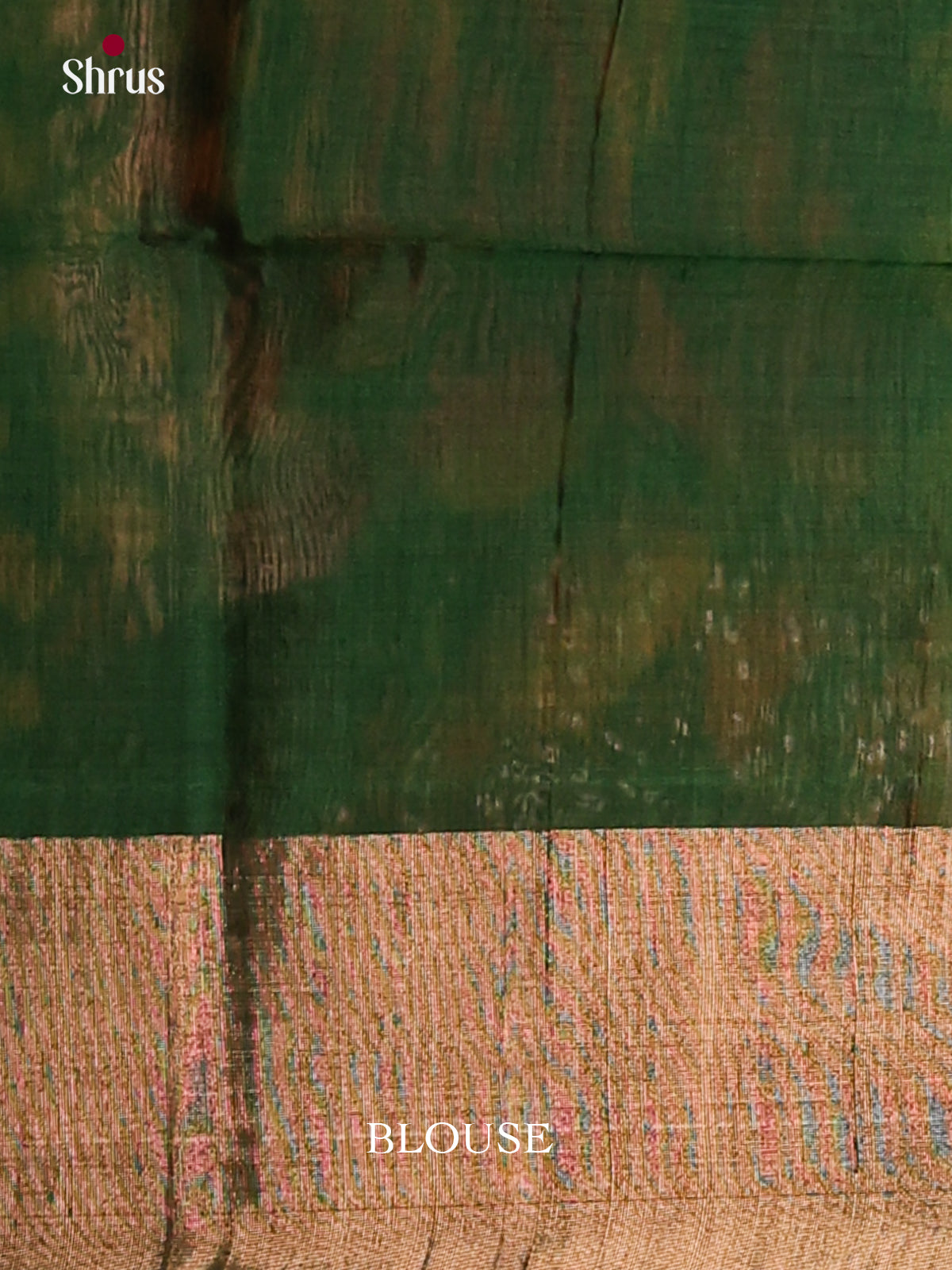 Orange & Green - Pochampally sico Saree - Shop on Shrus.com