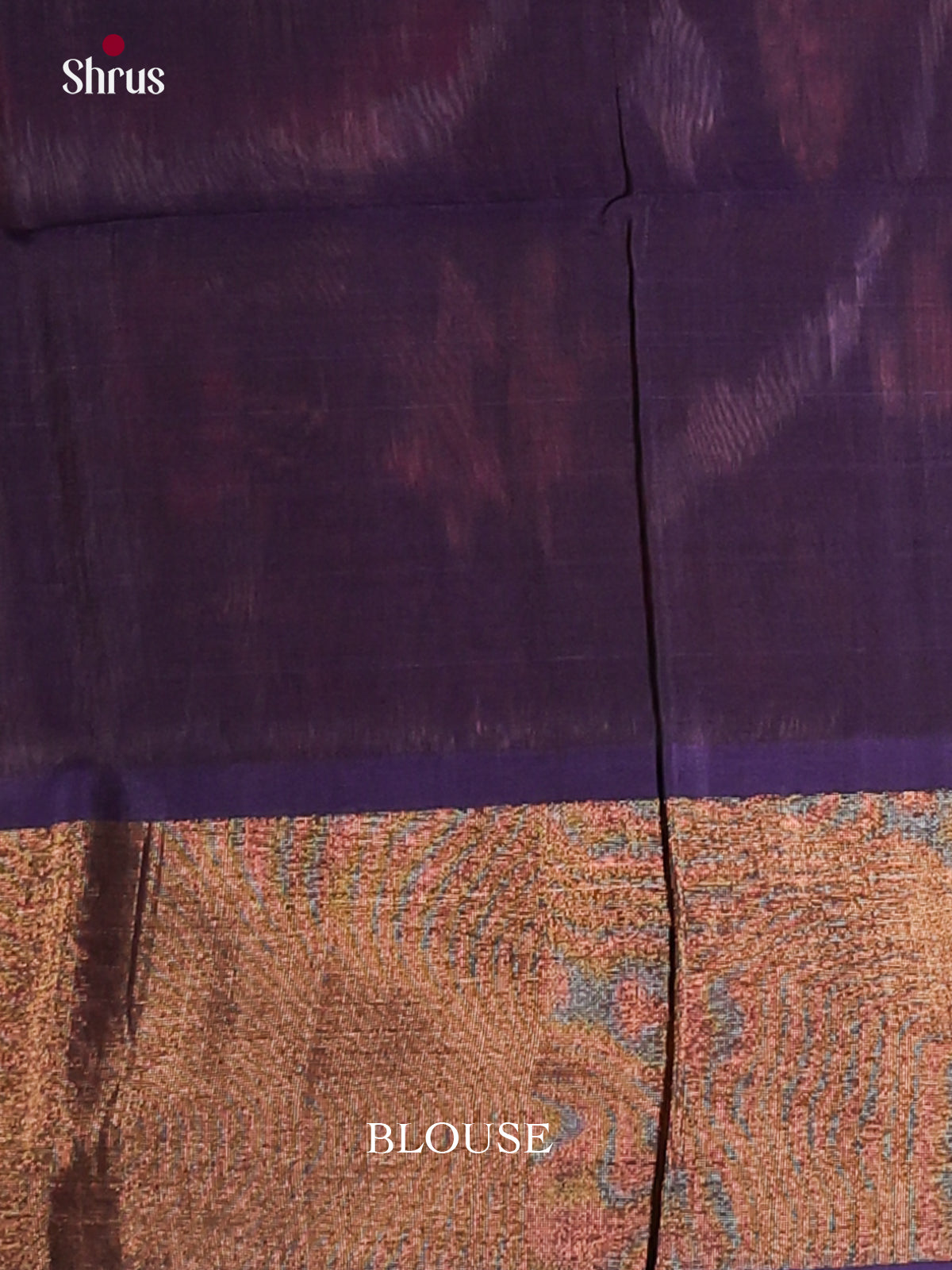 Pink & Blue - Pochampally ikkat silk cotton Saree -2