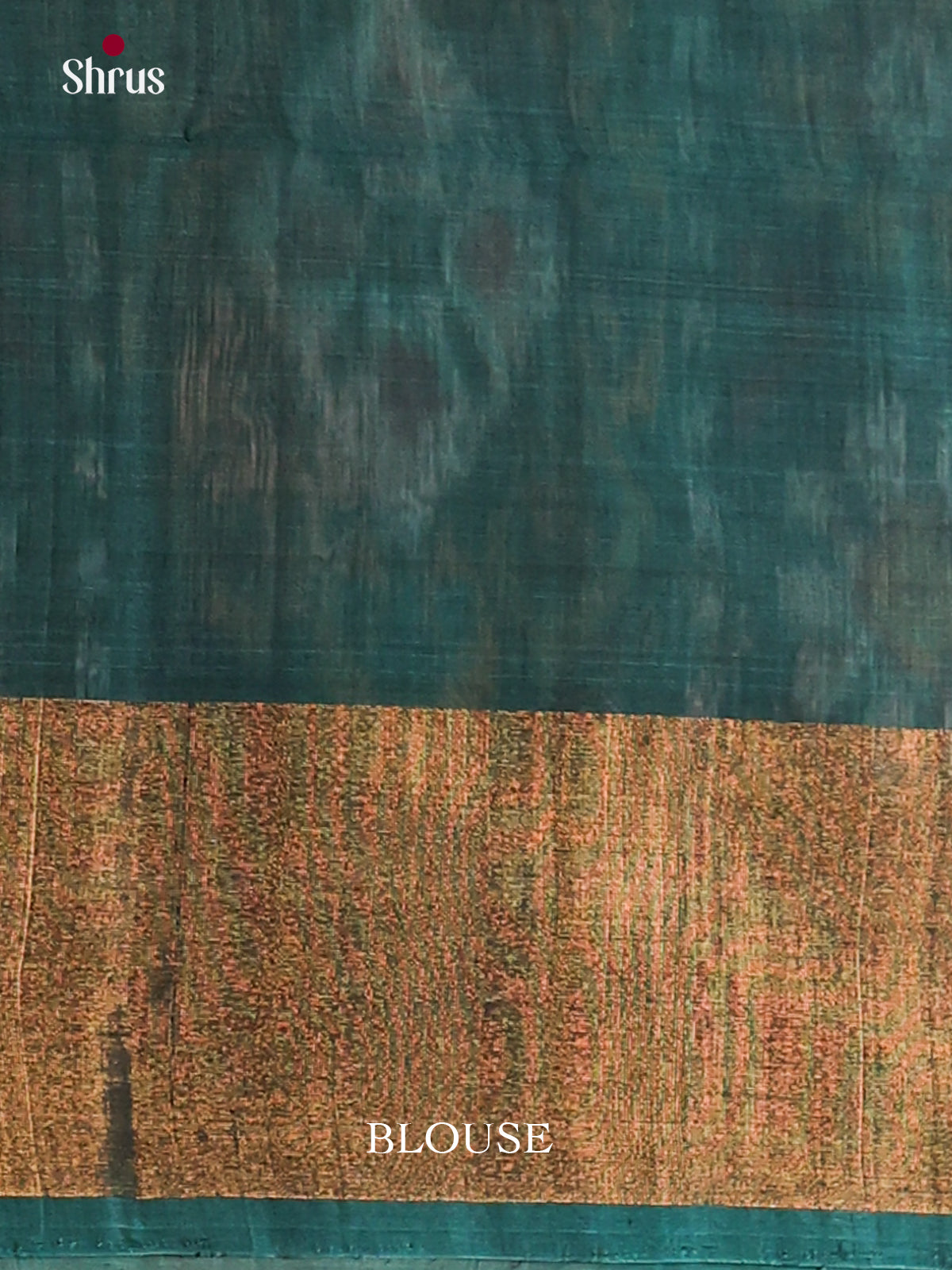 Maroon & Green Pochampally ikkat silk cotton Saree -2