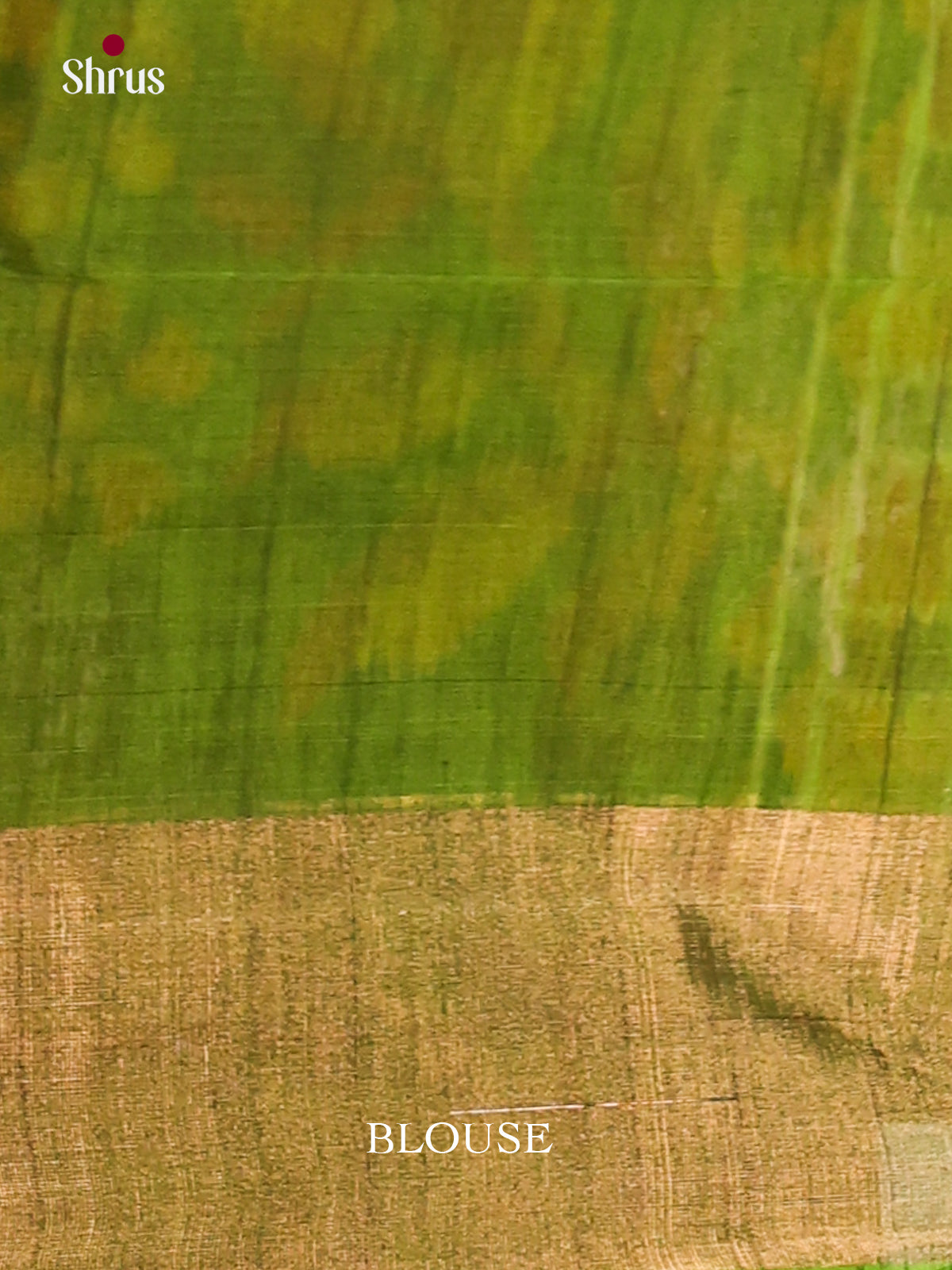 Rust & Green - Pochampally sico Saree - Shop on Shrus.com