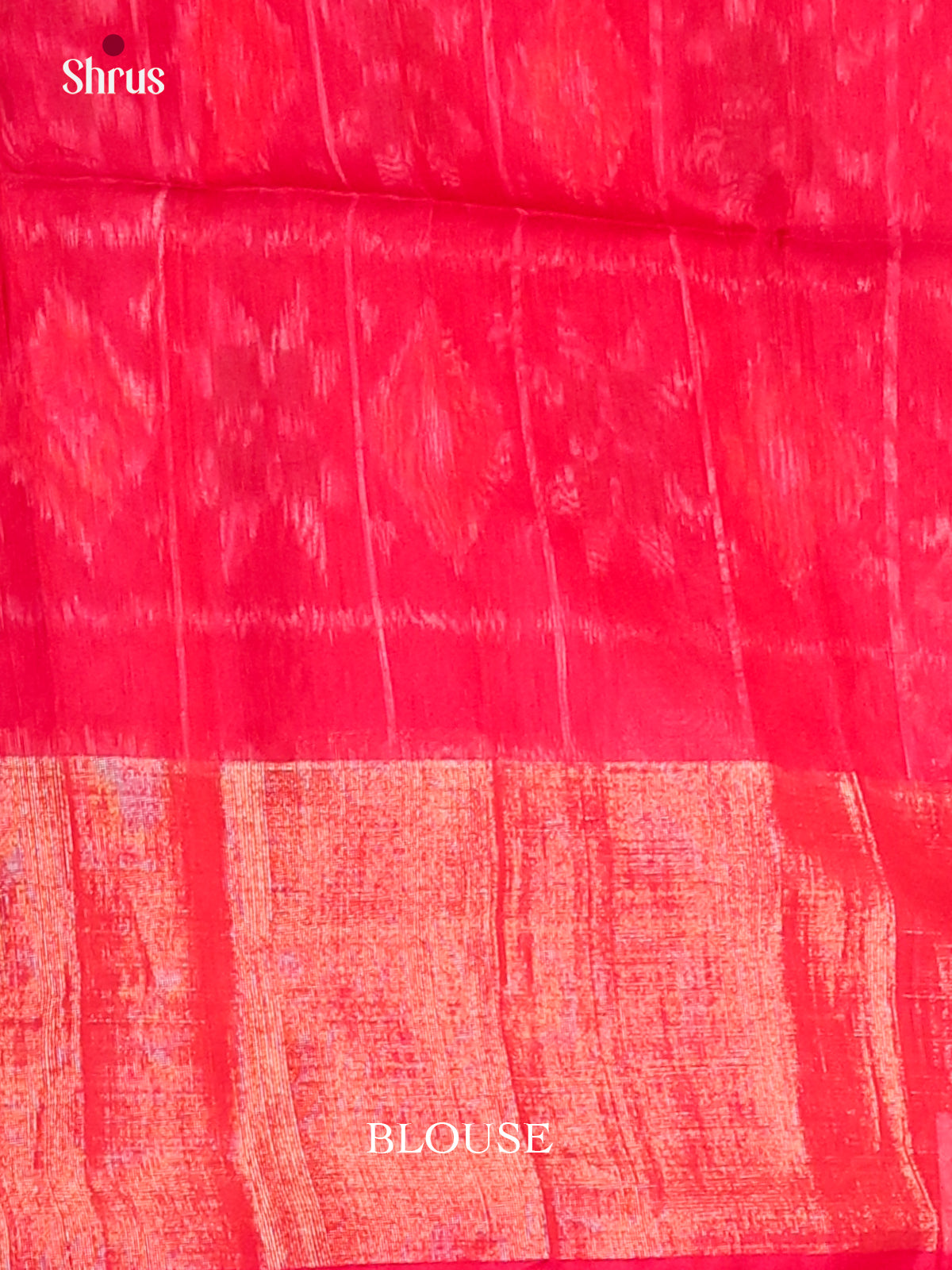 Dark Green & Pink- Pochampally ikkat silk cotton Saree -2
