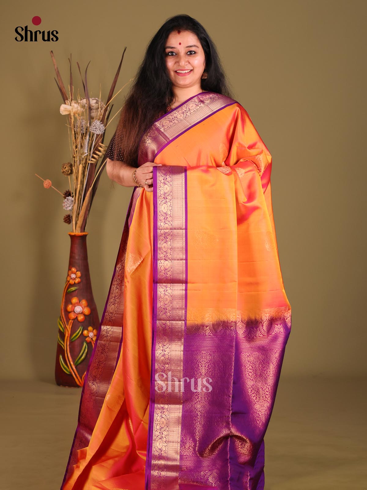 DGS25290 - Soft Silk (HR) Saree - Shop on Shrus.com
