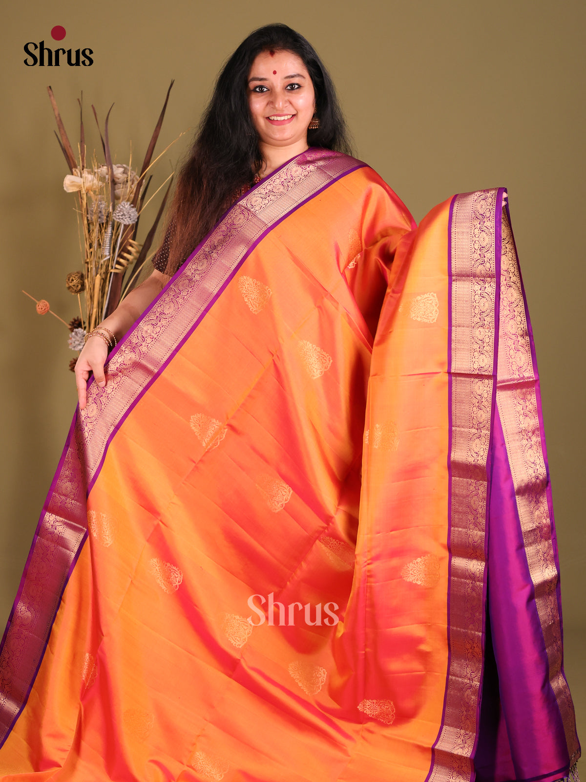 DGS25290 - Soft Silk (HR) Saree - Shop on Shrus.com