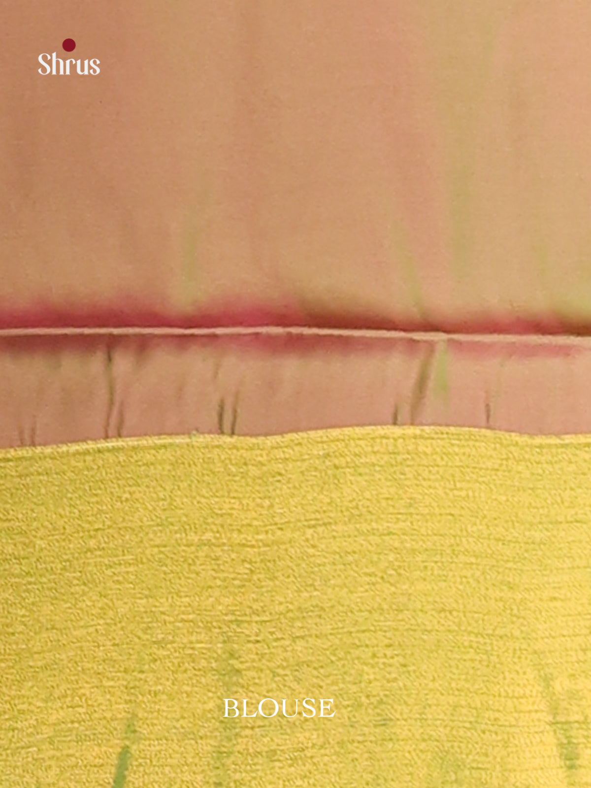 Pink & Green - Semi uppada Saree - Shop on Shrus.com