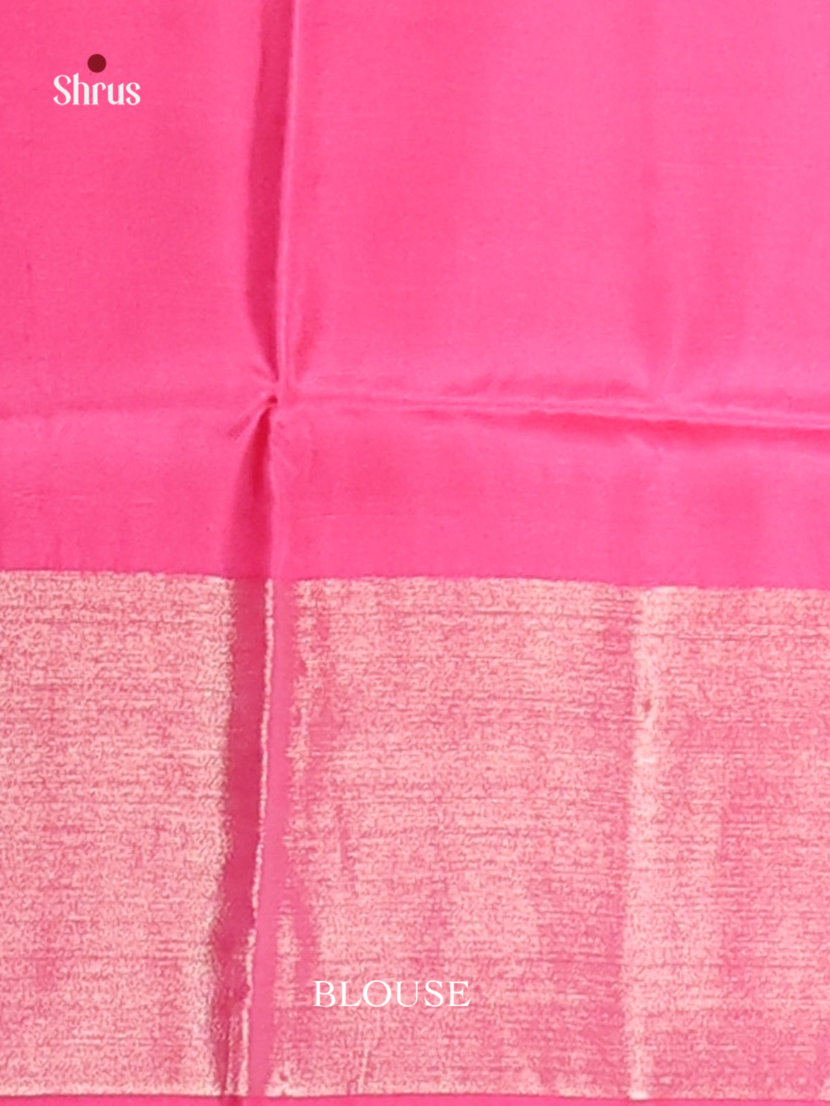 Blue & Pink- Semi uppada Saree