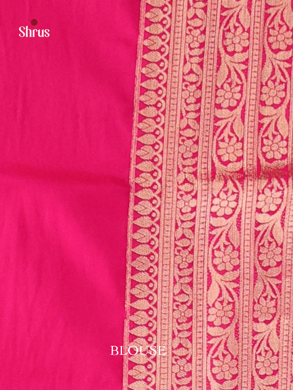 Pink - Mysoresilk-halfpure Saree
