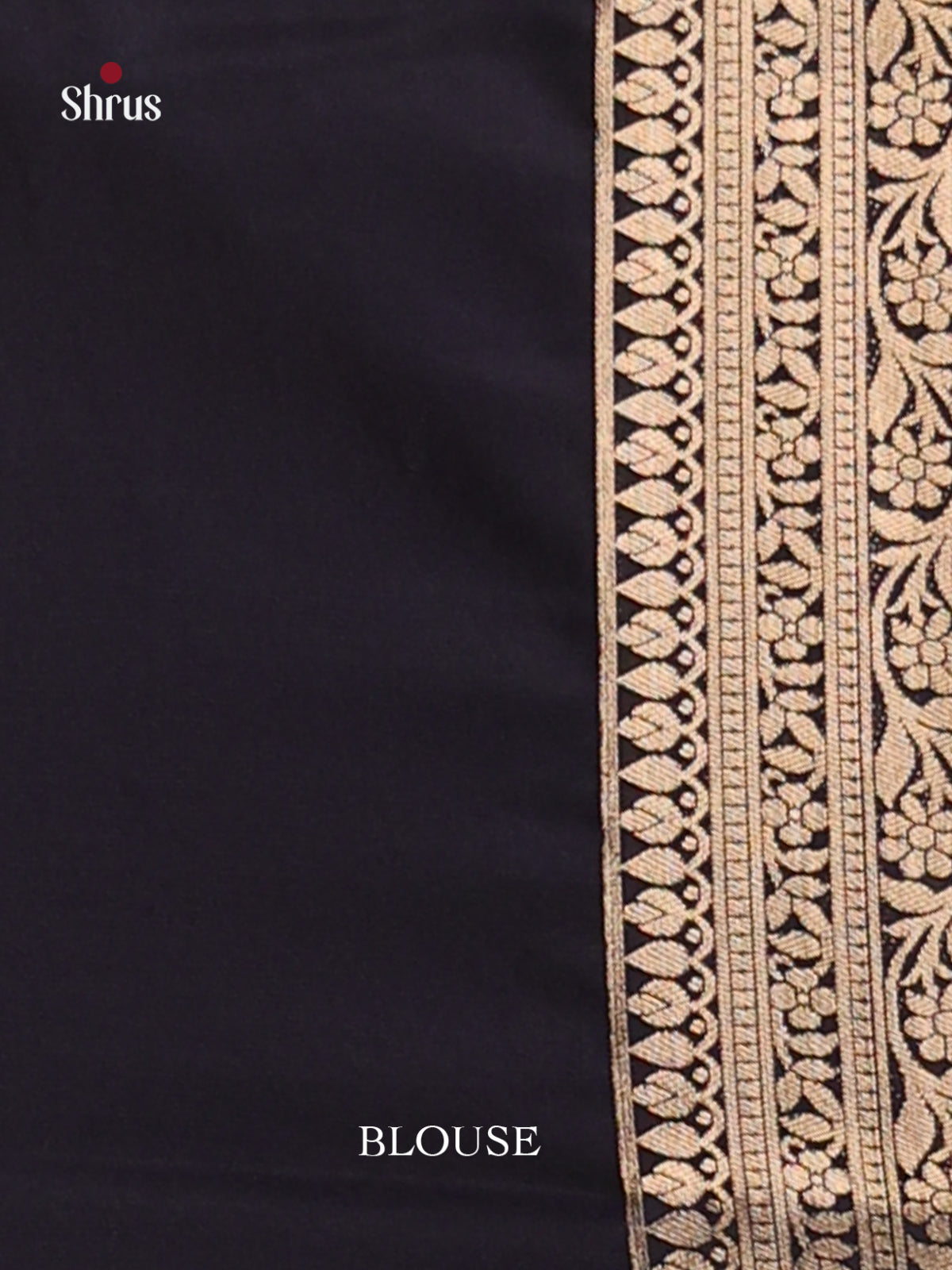 Navy Blue - Mysoresilk-halfpure Saree - Shop on Shrus.com