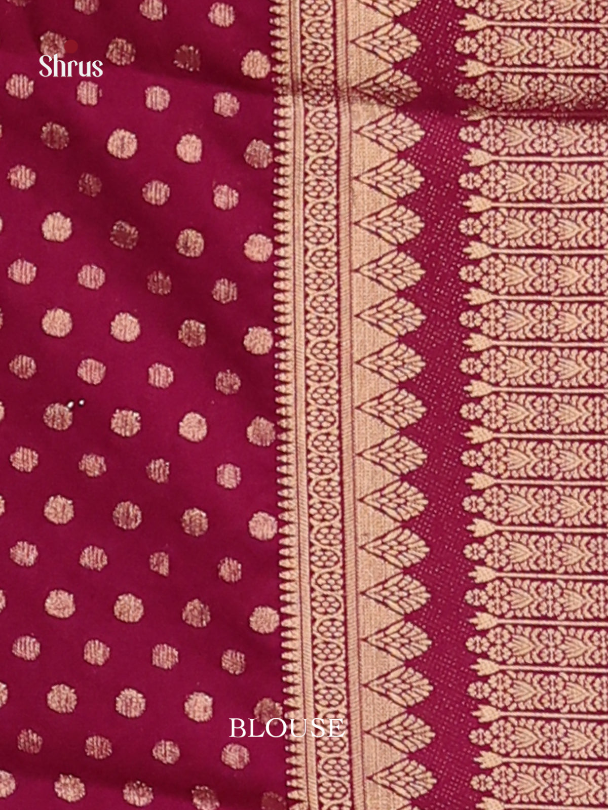 Pink & Maroon - Mysoresilk-halfpure Saree - Shop on Shrus.com