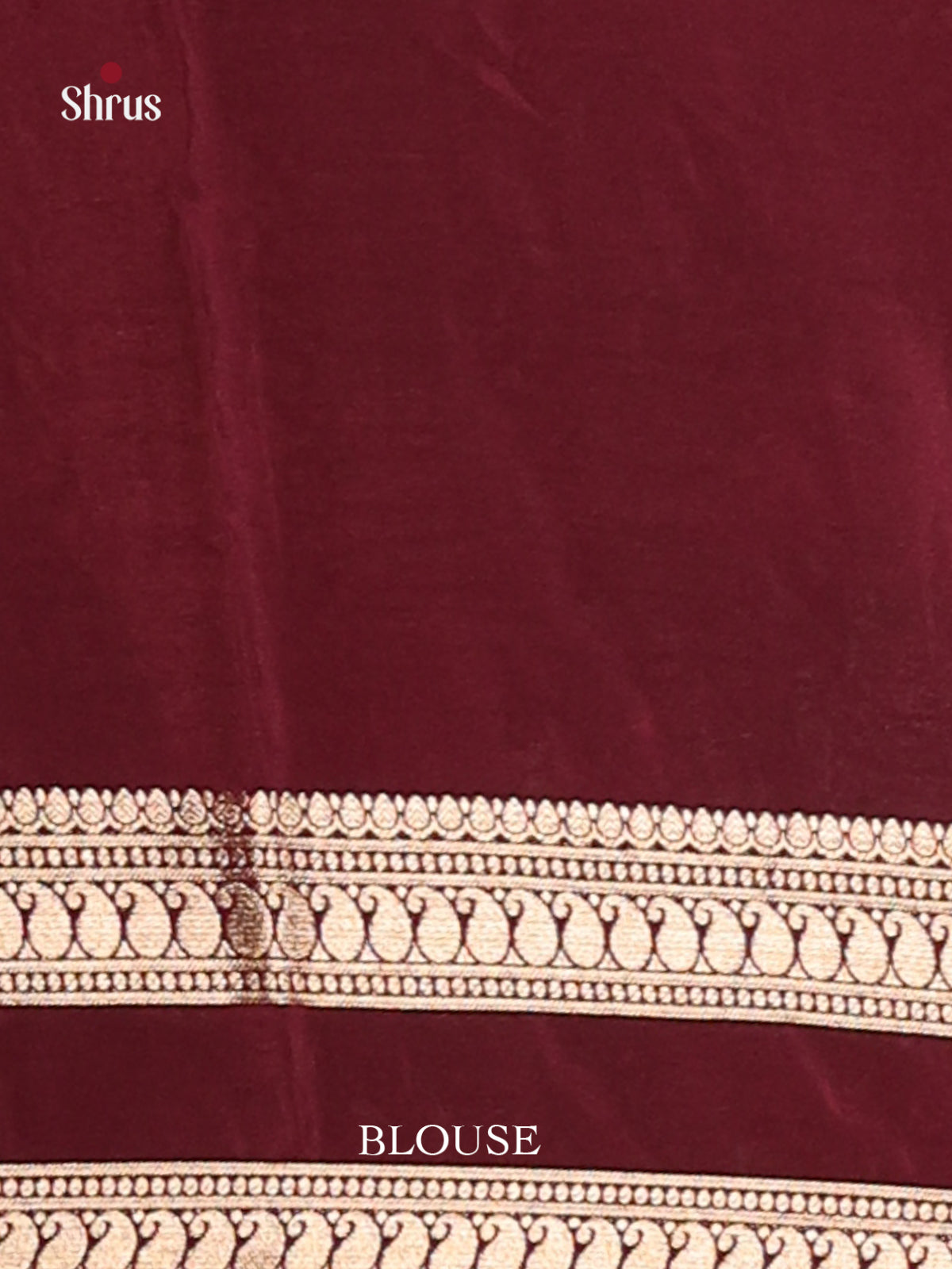Peach & Maroon - Mysoresilk-halfpure Saree - Shop on Shrus.com
