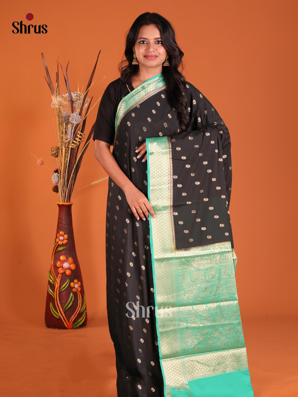 DGS25465 - Mysoresilk-halfpure Saree - Shop on Shrus.com