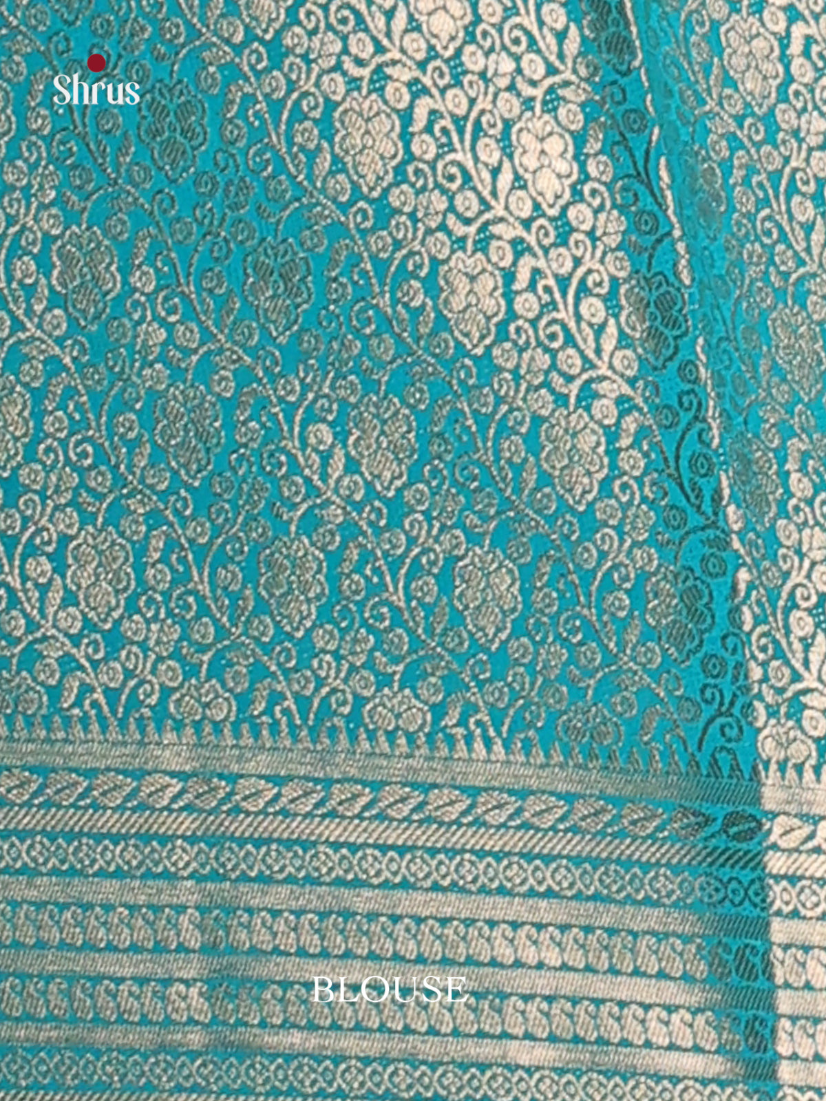 Purple & Blue - Mysoresilk-halfpure Saree - Shop on Shrus.com