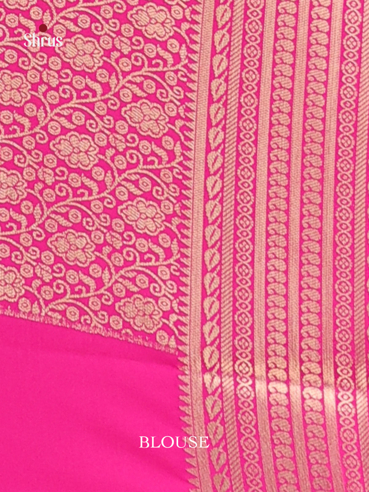 Violet & Pink - Mysoresilk-halfpure Saree - Shop on Shrus.com