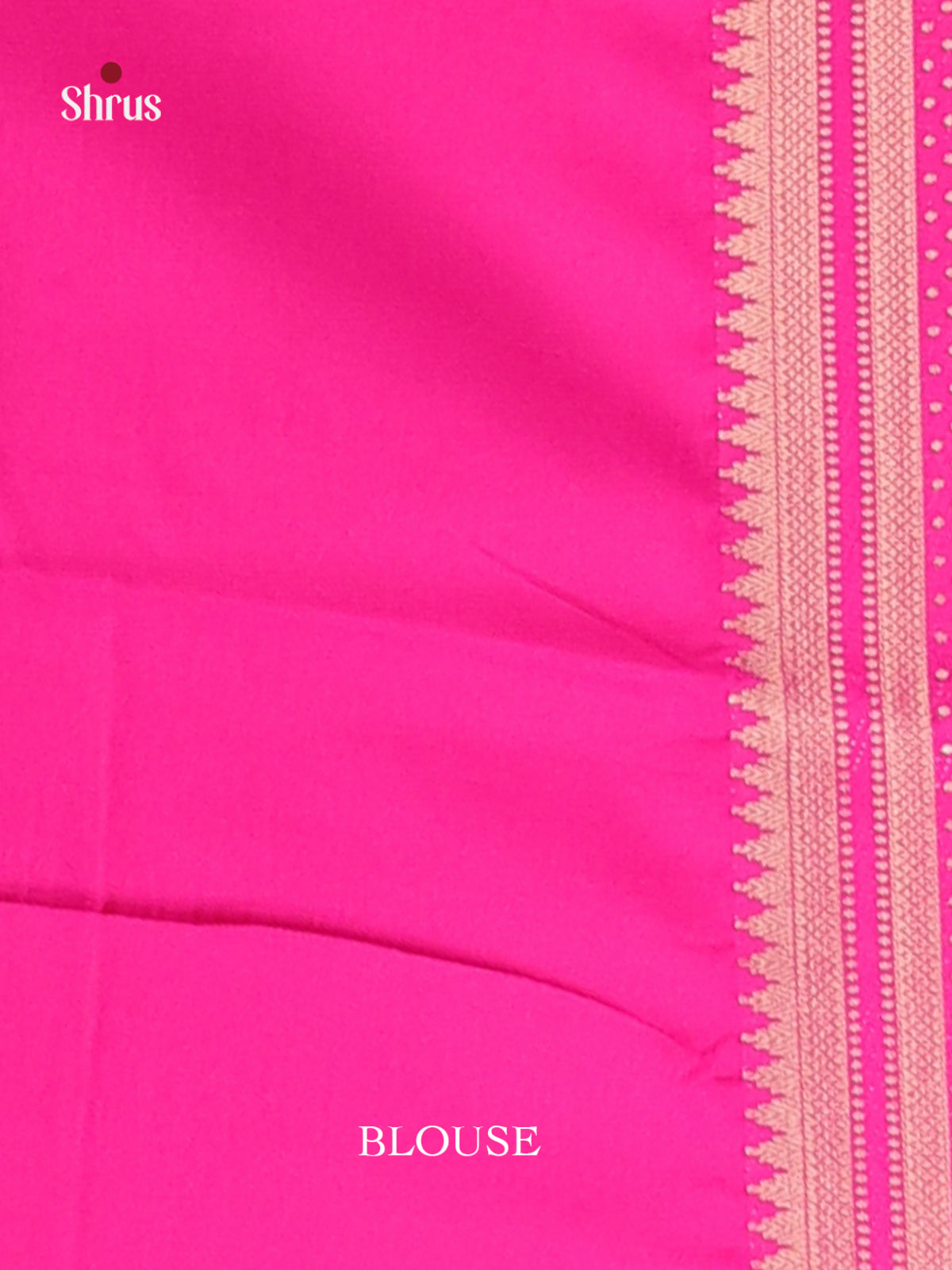 Blue & Pink - Mysoresilk-halfpure Saree