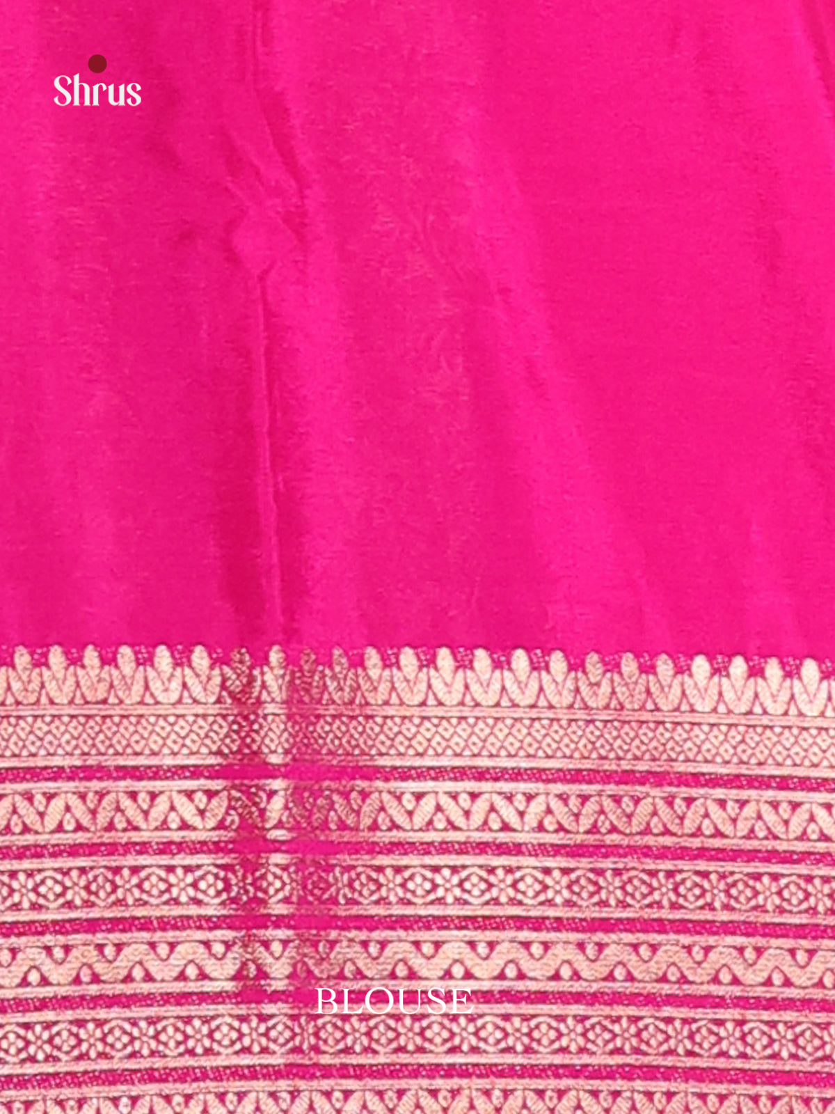 Blue & Pink - Mysoresilk-halfpure Saree