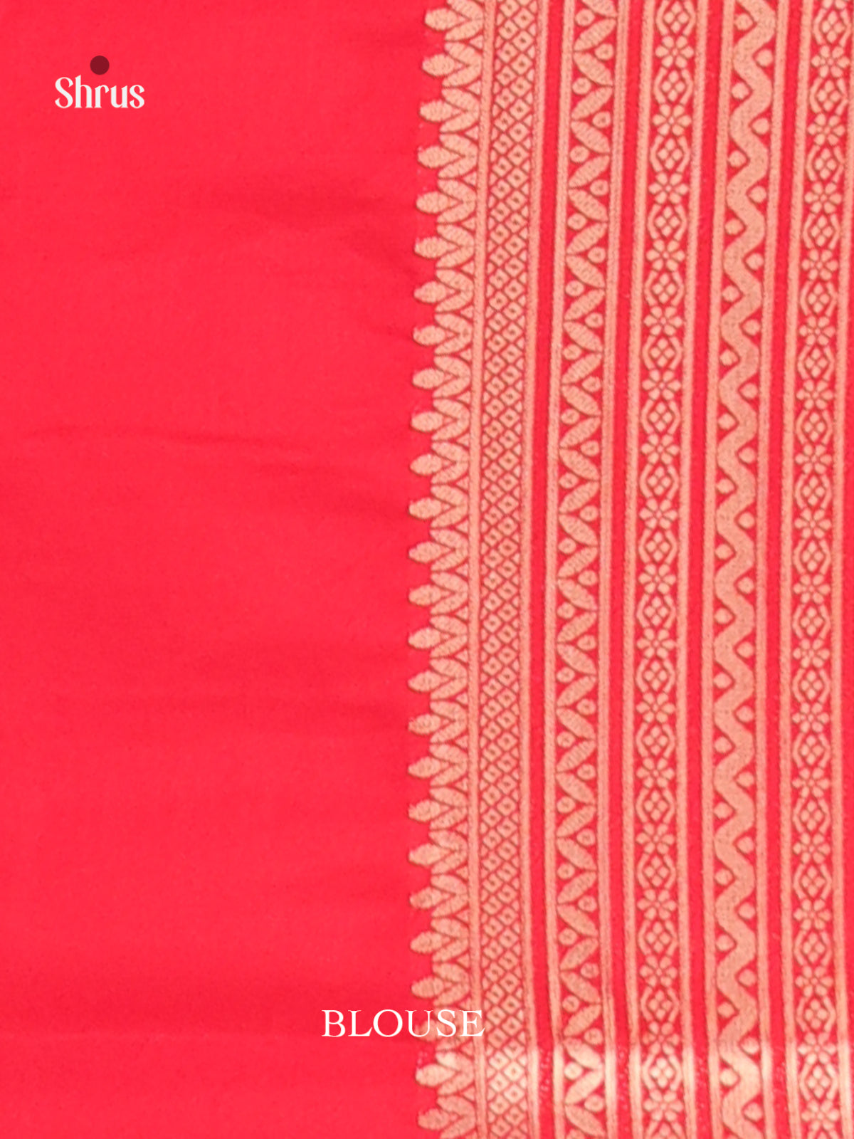Cream & Red - Mysoresilk-halfpure Saree - Shop on Shrus.com