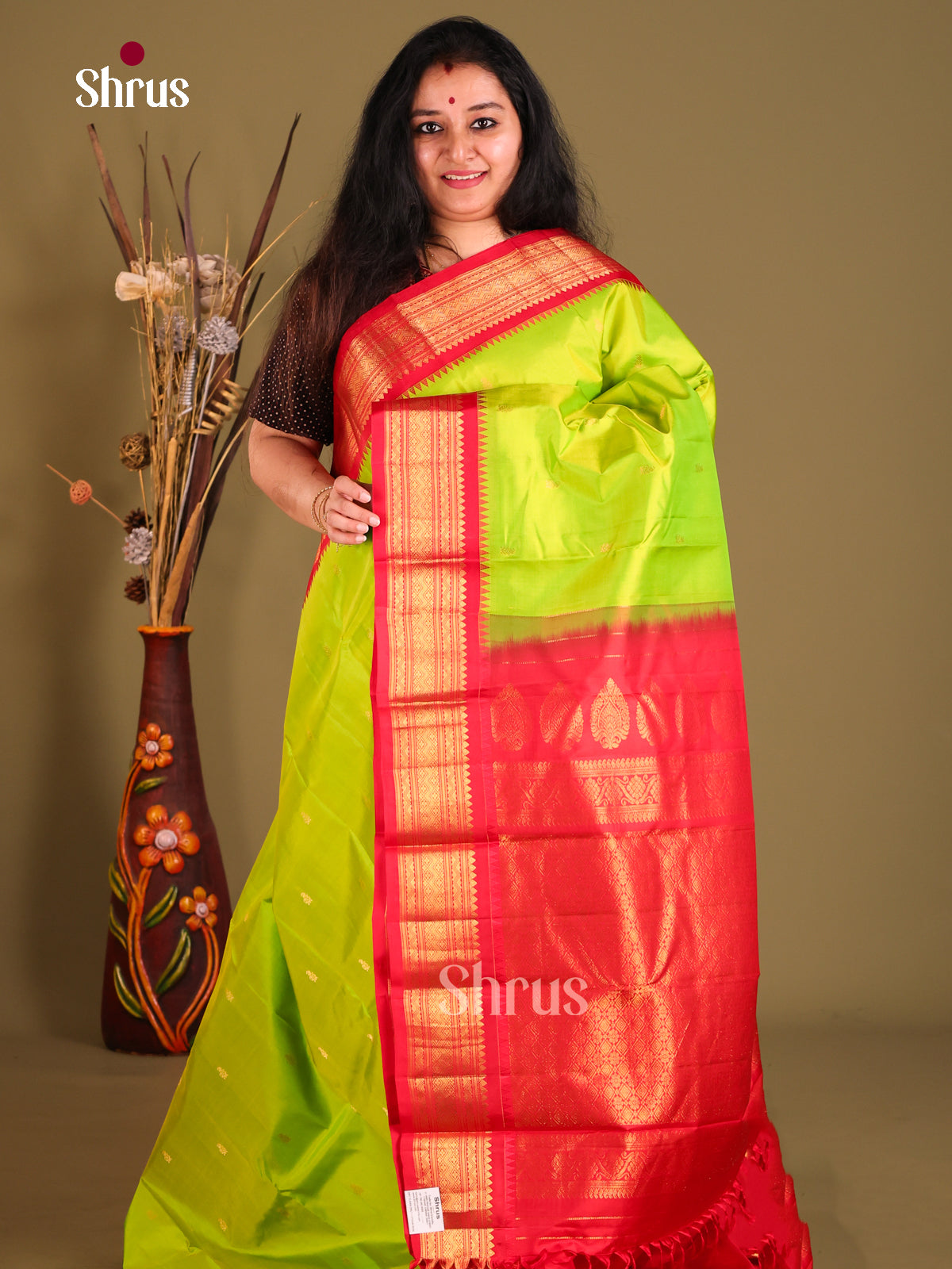 DGS25531 - Gadwal silk Saree - Shop on Shrus.com