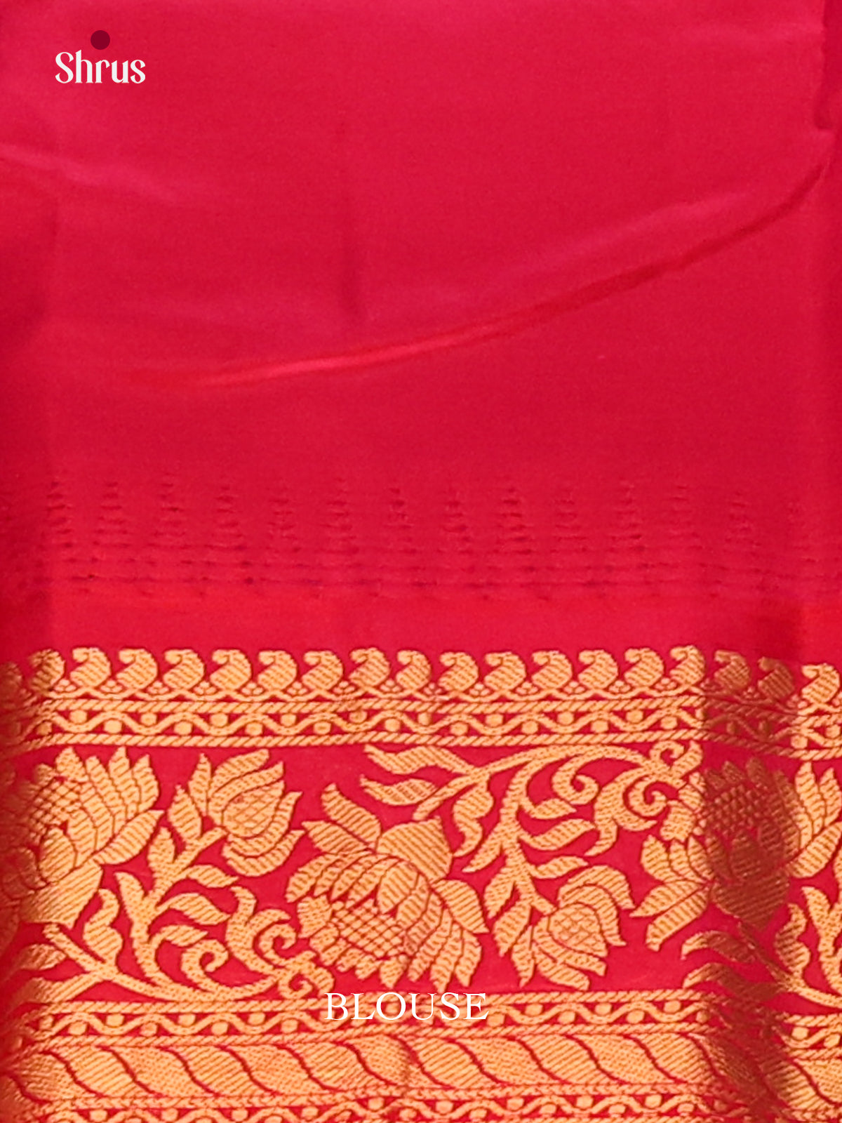 Stunning Black Gadwal silk Saree with Gold Buttas & rich Red zari border - Shop on Shrus.com