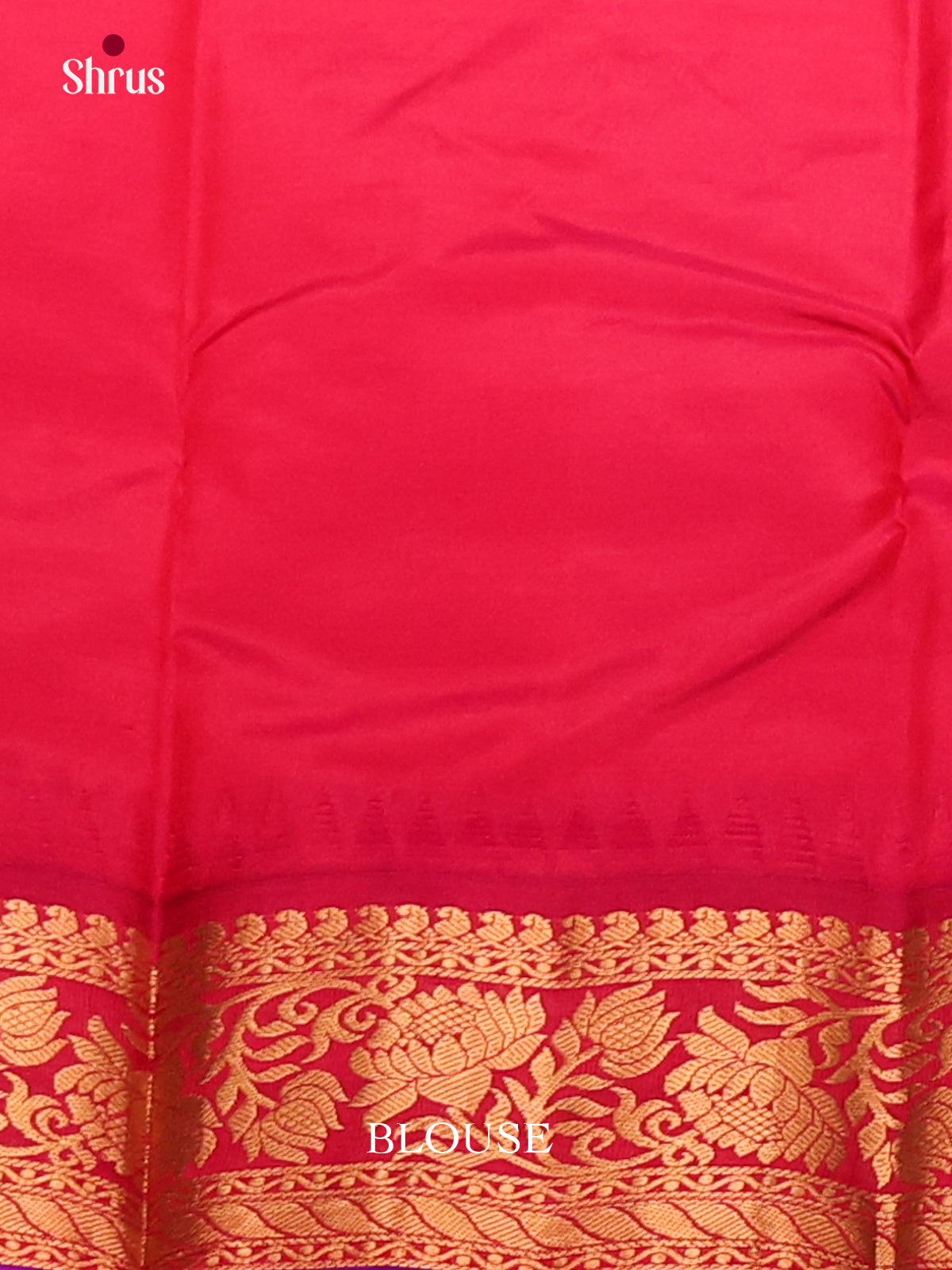 Beautiful Baby Pink Gadwal silk Saree with contrast Red zari border-2