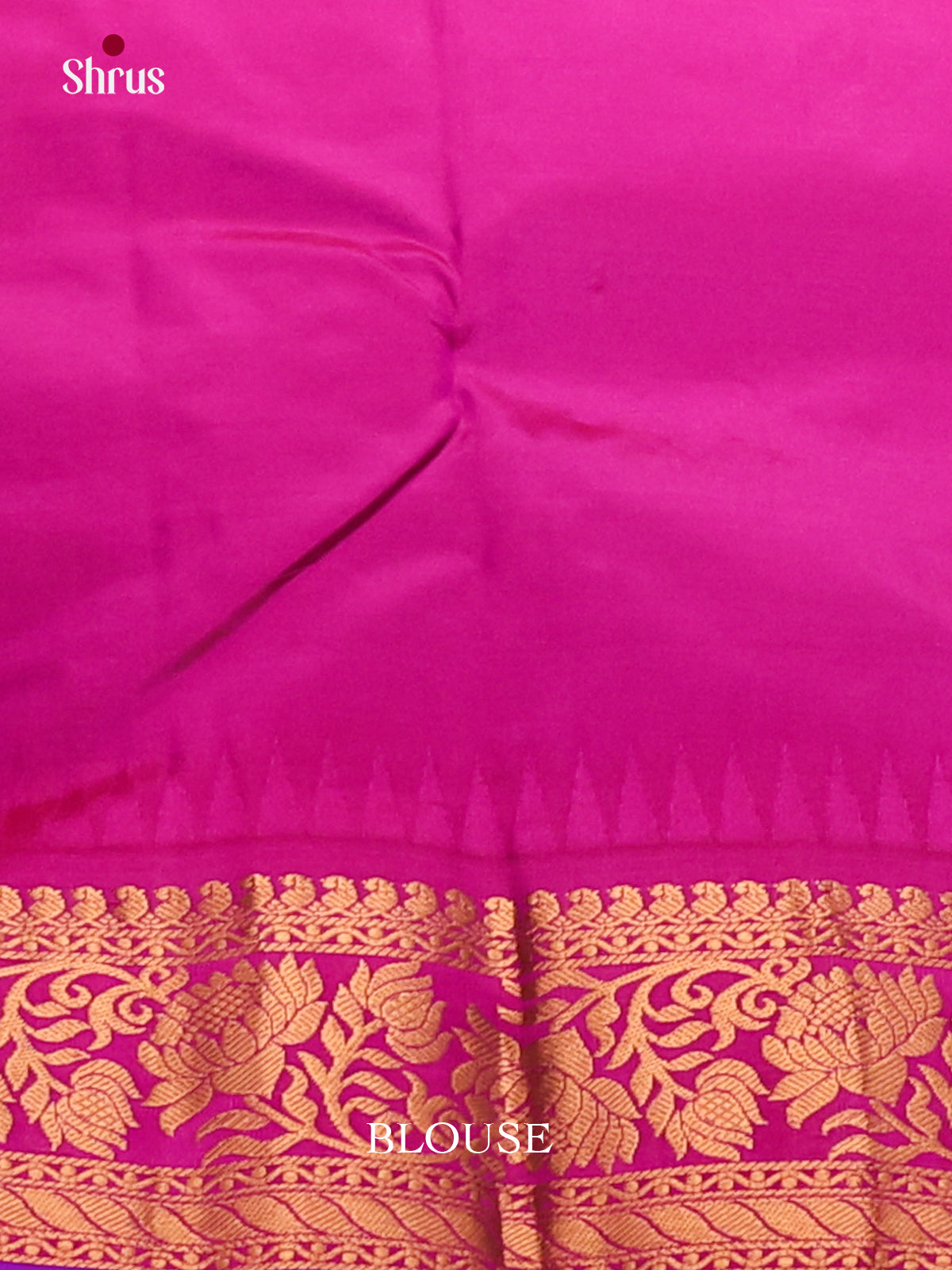 Elegant Teal Green Gadwal silk Saree with Magenta floral vines zari border-2