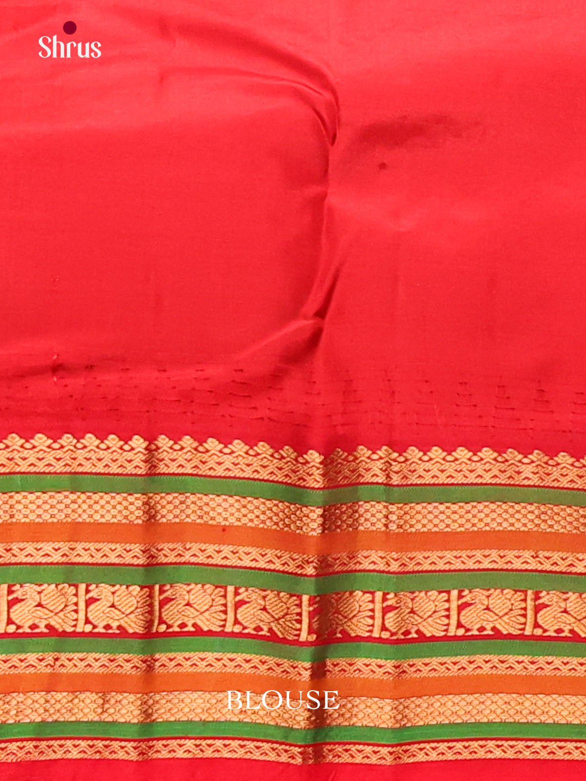 Majestic Black Gadwal silk Saree with peacock buttas & Red ZAri Woven Pallu-2