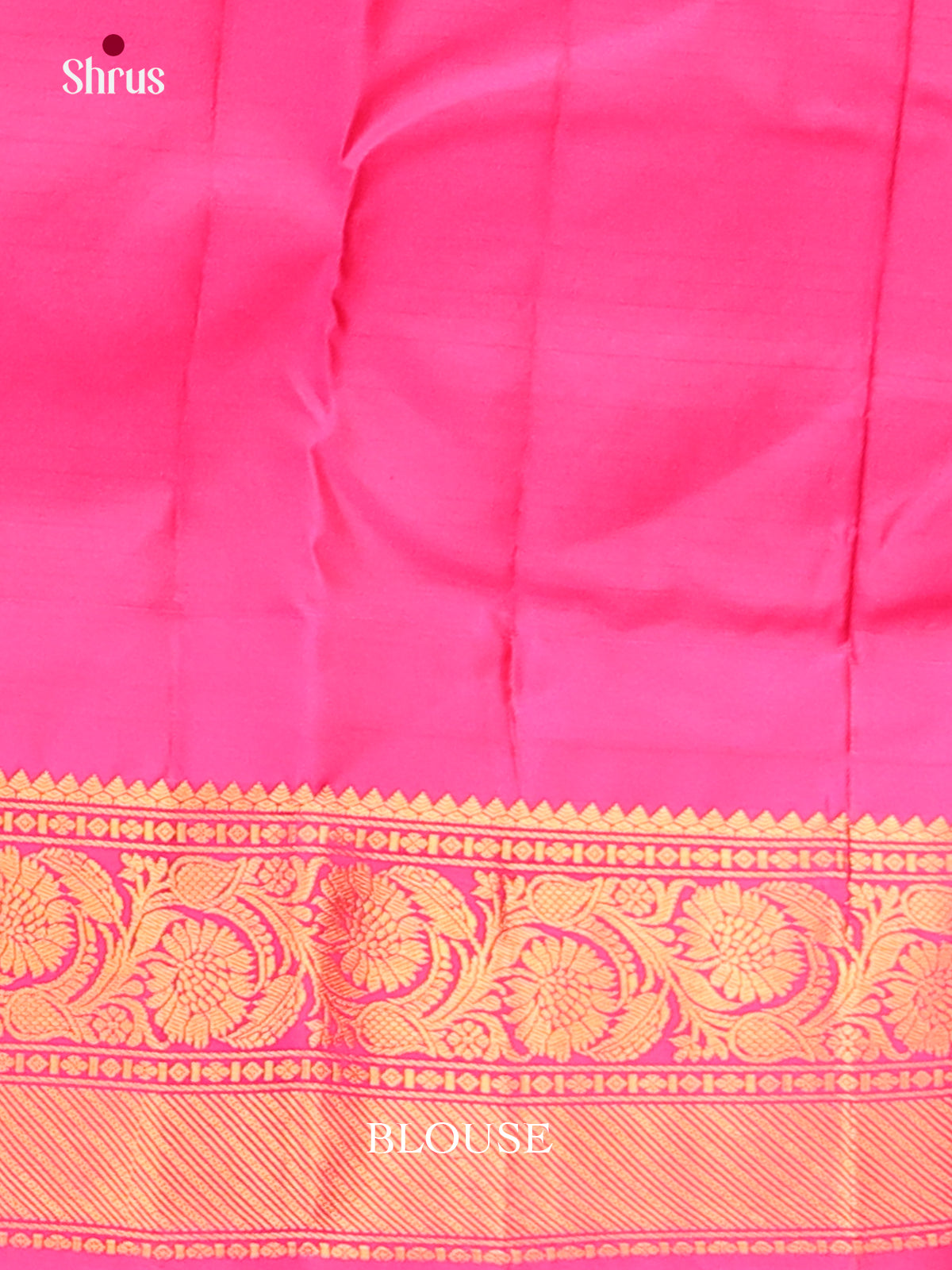 Bright Yellow Gadwal silk Saree with checks, floral buttas & Pink Zari Border-2