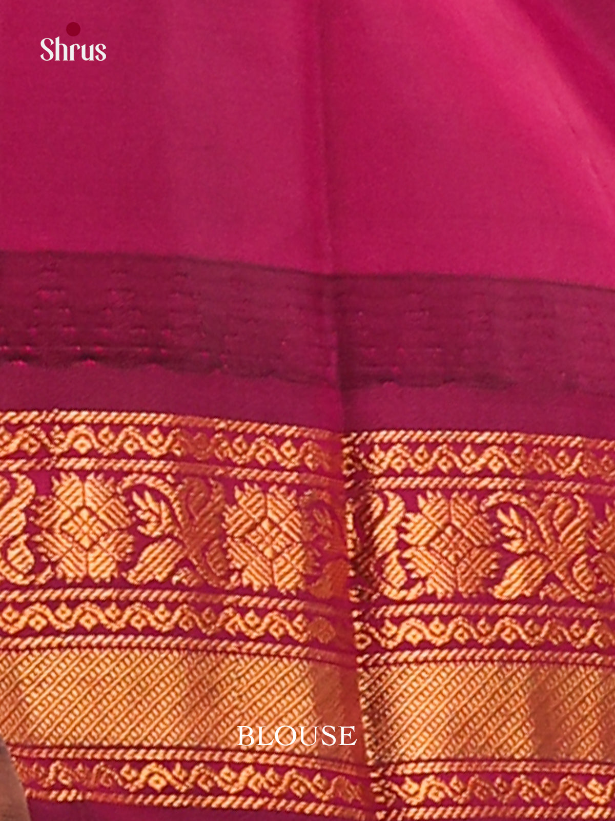 Timeless Mustard & Maroon Gadwal silk Saree with rich zari border & Brocade Pallu-2