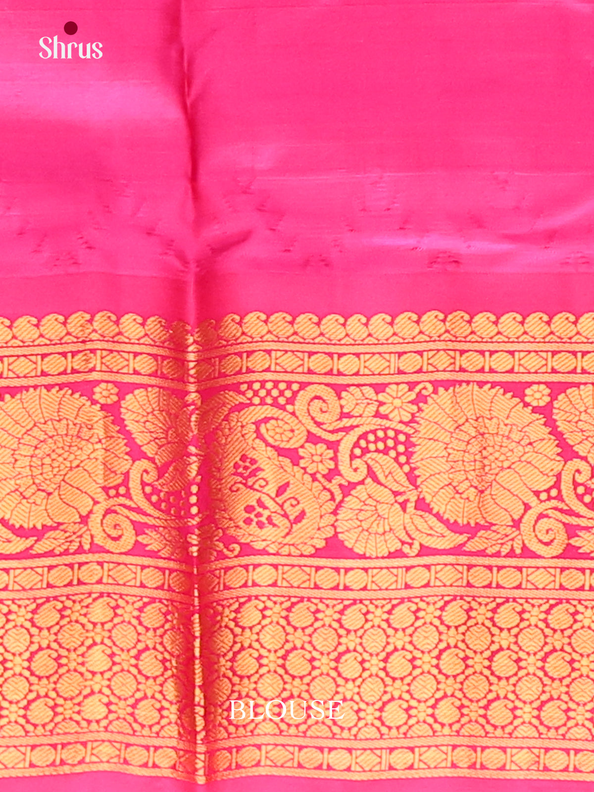 Exquisite Green Gadwal silk Saree with Zari checks, gold buttas & Pink Zari Border-2
