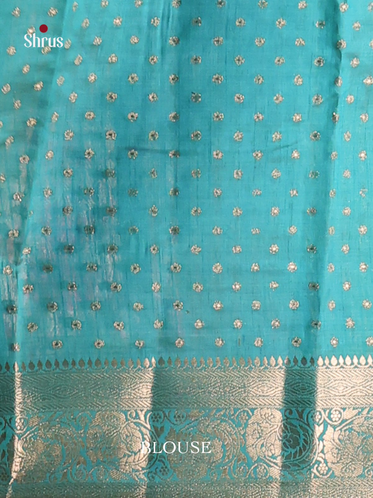 Green - Semi Rawsilk Saree - Shop on Shrus.com