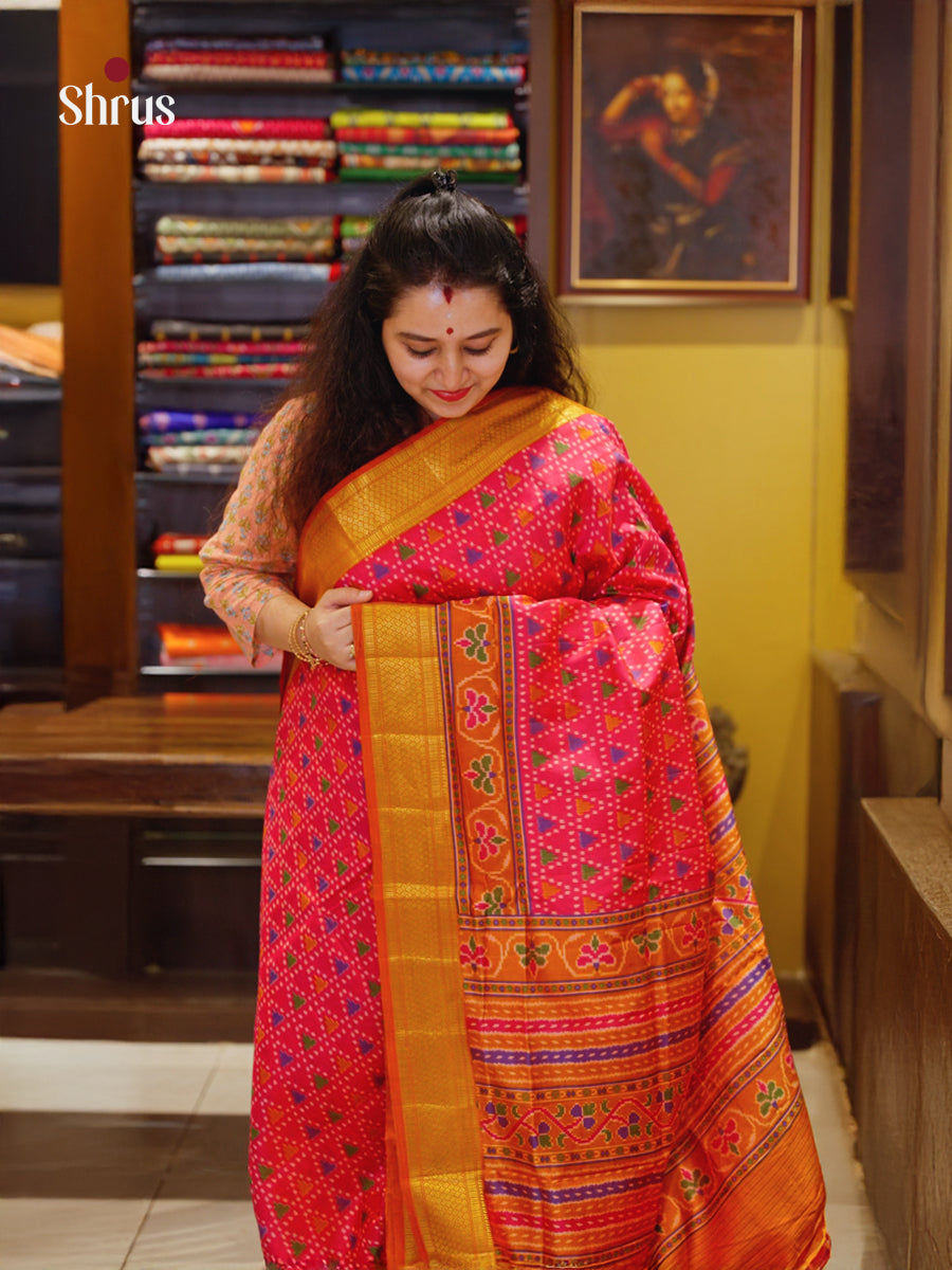DGS28008 - Semi Patola Saree - Shop on Shrus.com