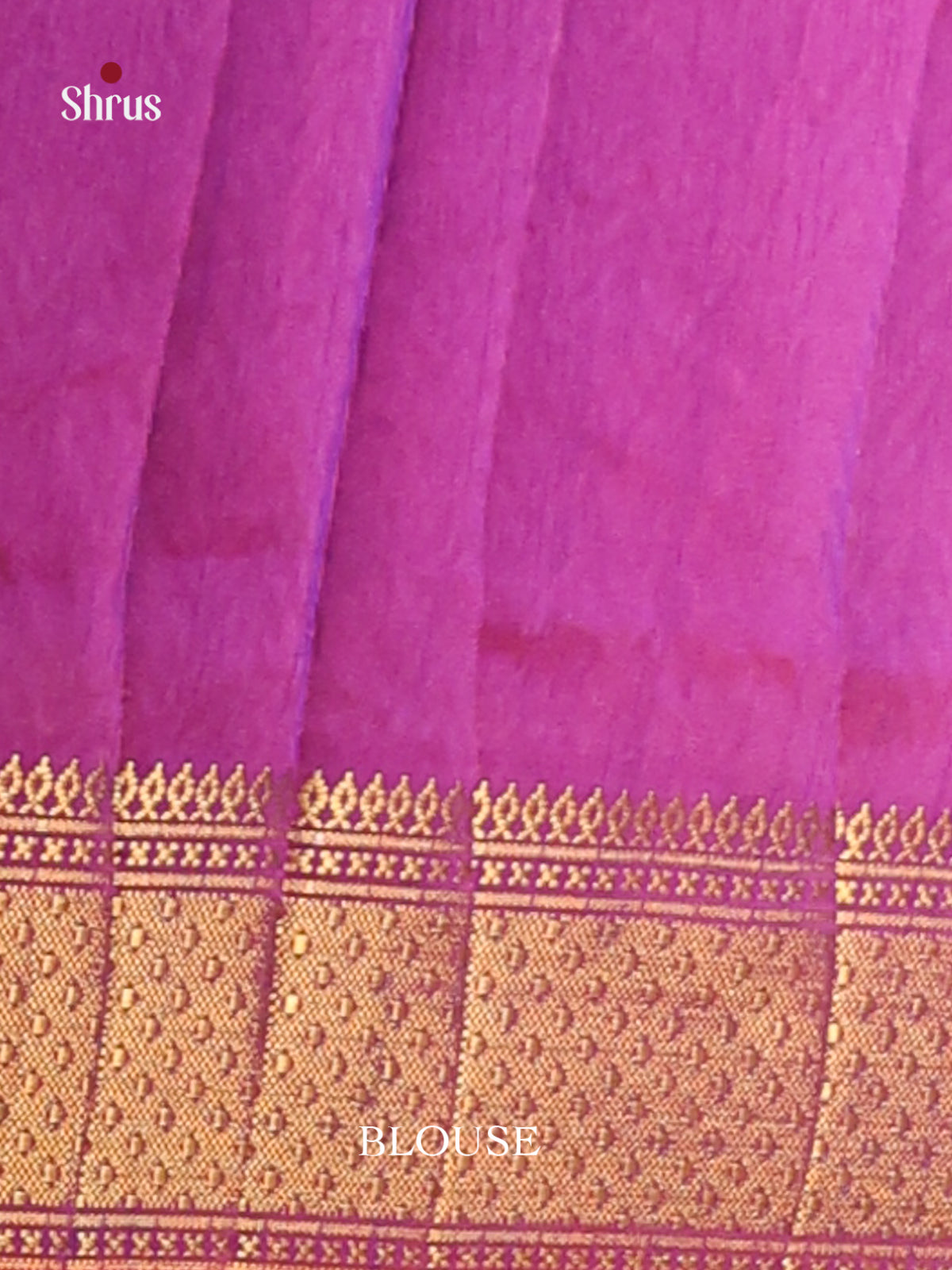 Pink & Purple - Semi Patola Saree - Shop on Shrus.com