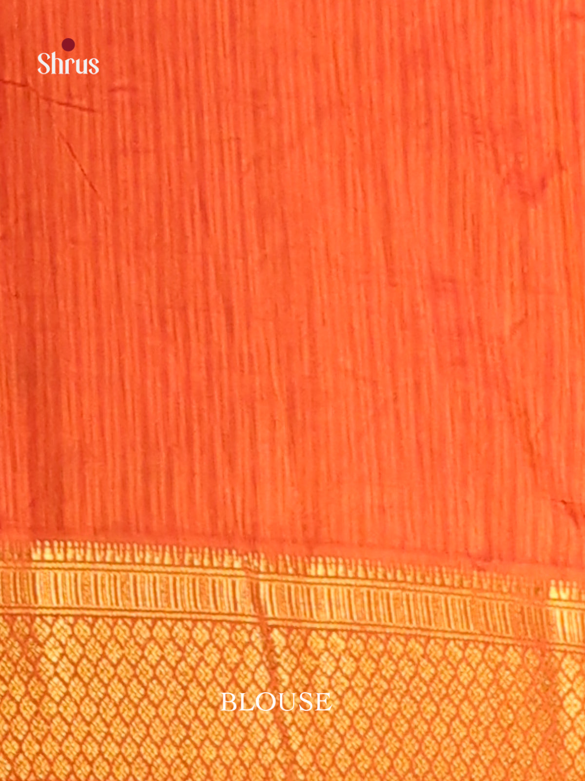 Pink & Orange - Semi Patola Saree - Shop on Shrus.com