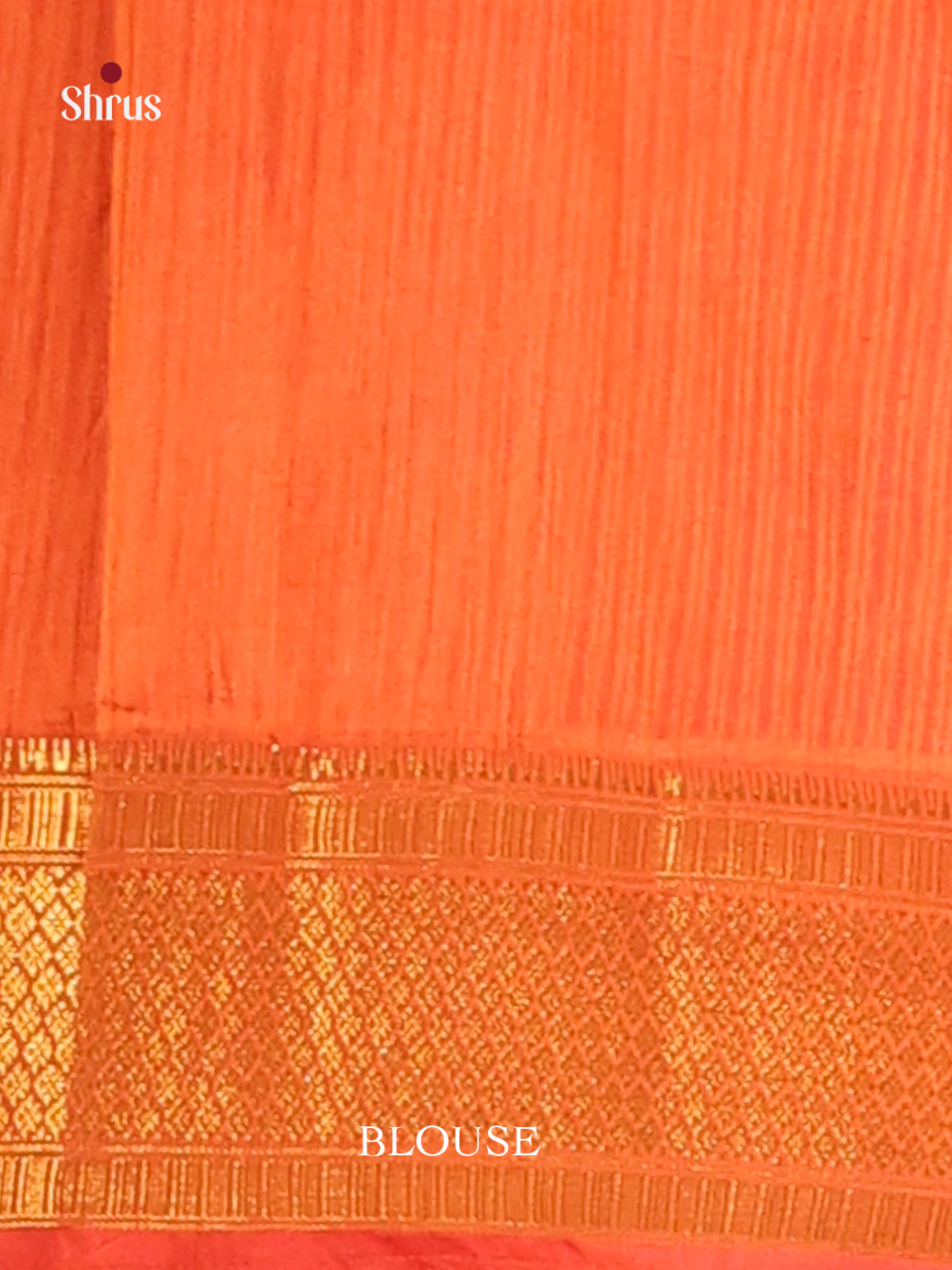 Pink & Orange- Semi Patola Saree - Shop on Shrus.com