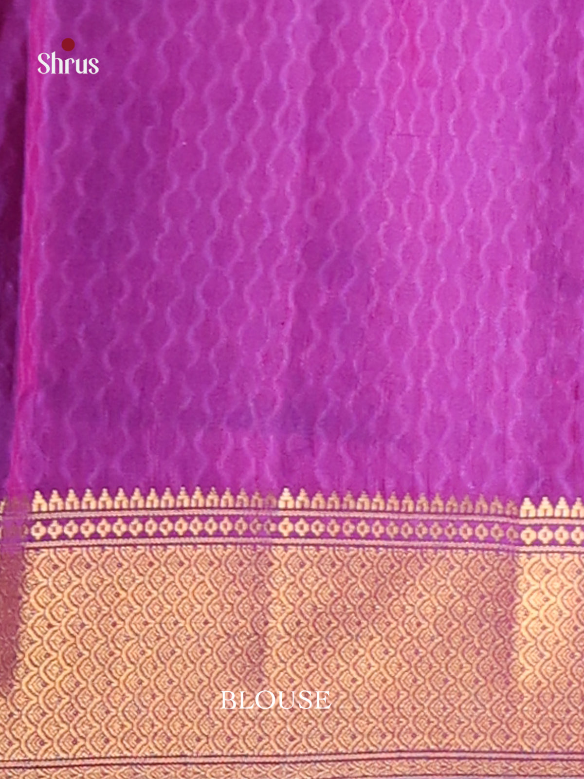 Blue & Purple - Semi Patola Saree