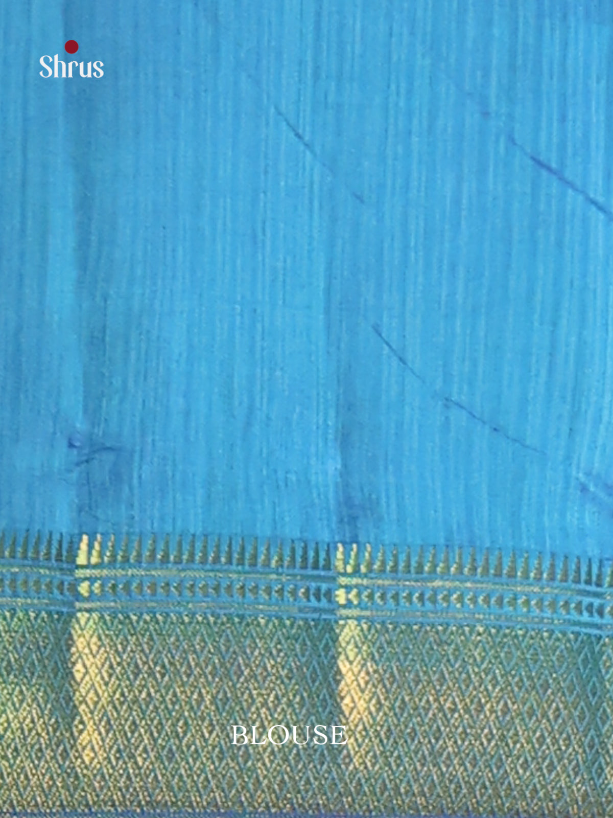 Blue- Semi Patola Saree