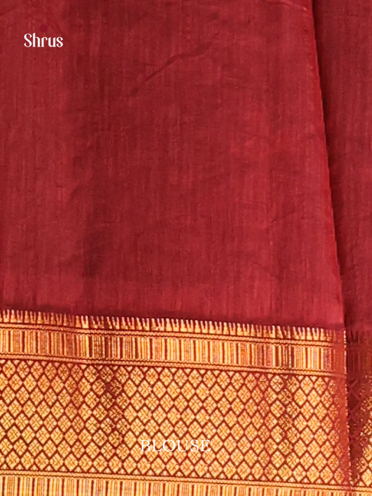 Black & Maroon - Semi Patola Saree
