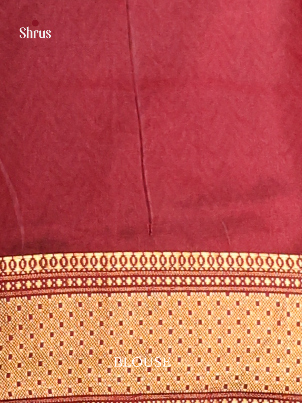 Black & Maroon- Semi Patola Saree