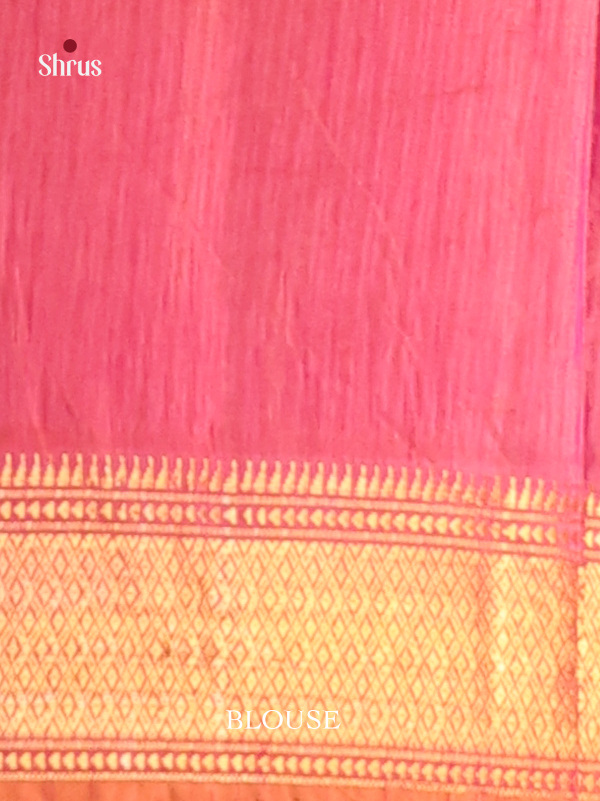 Purple & Orangish Pink- Semi Patola Saree - Shop on Shrus.com