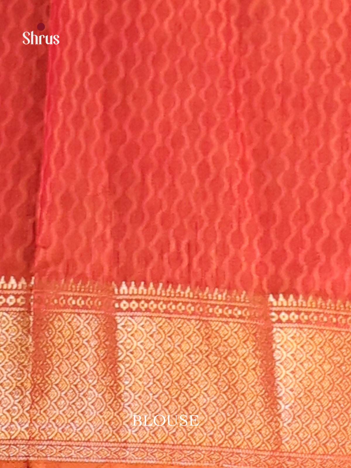 Double Shaded Purple & Brick- Semi Patola Saree - Shop on Shrus.com