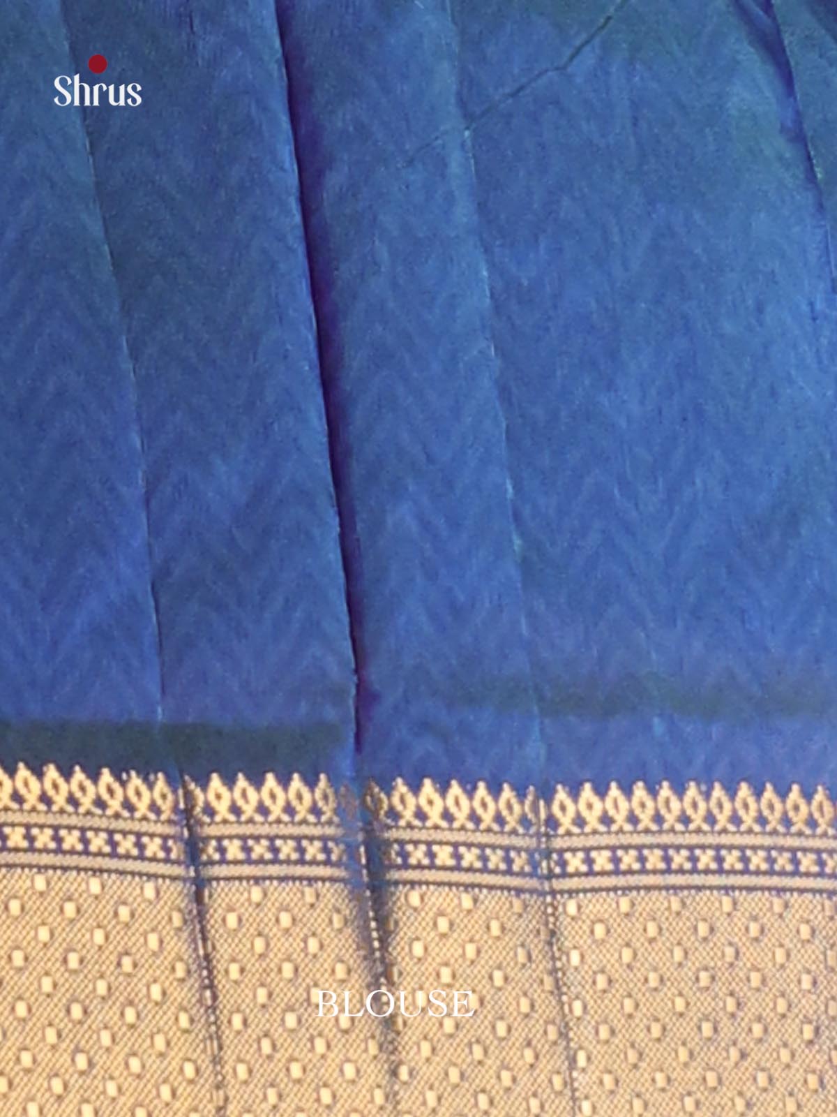 Teal & Blue - Semi Patola Saree - Shop on Shrus.com