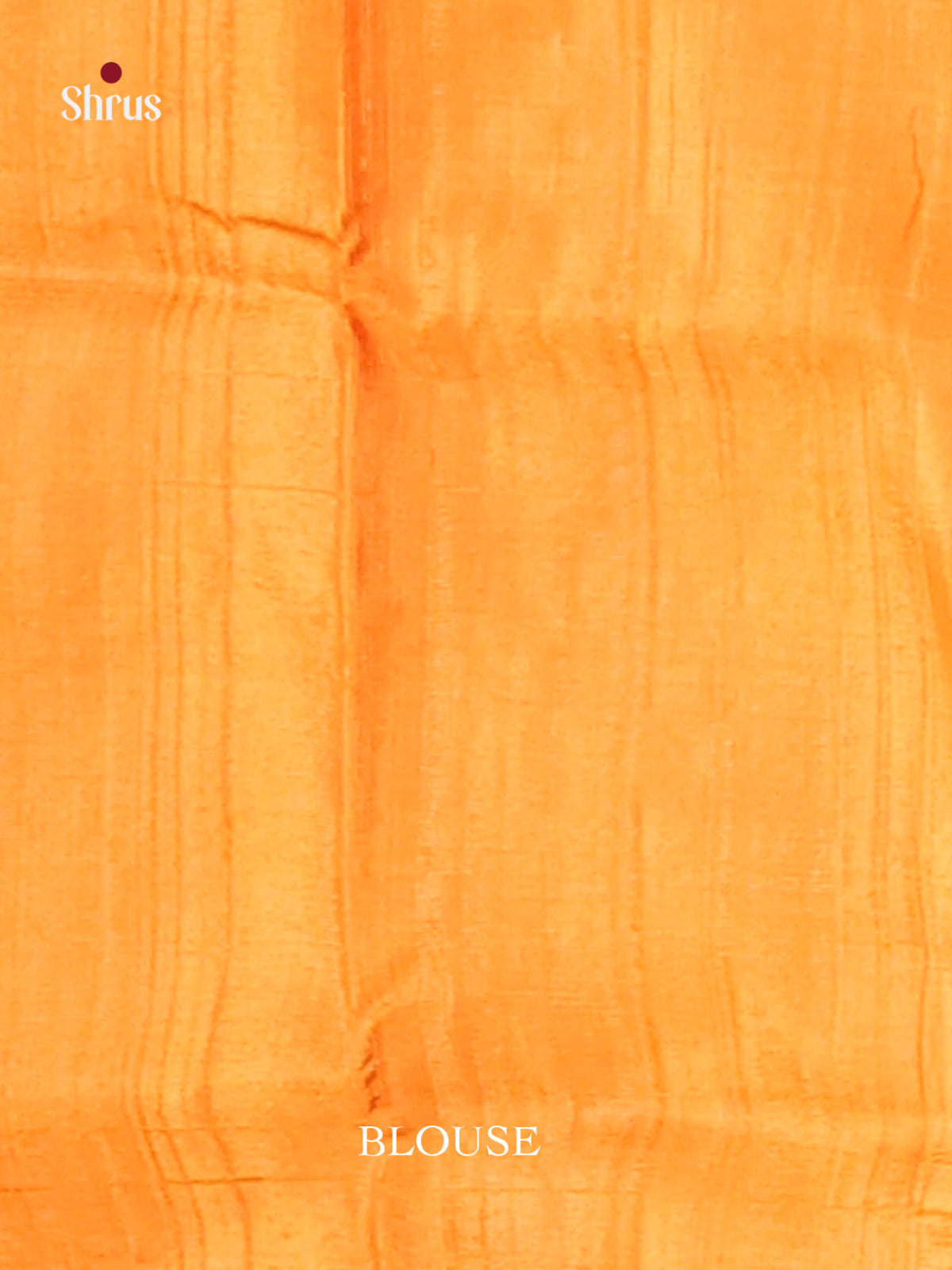 Green & Orange - Banana Pith Saree - Shop on Shrus.com