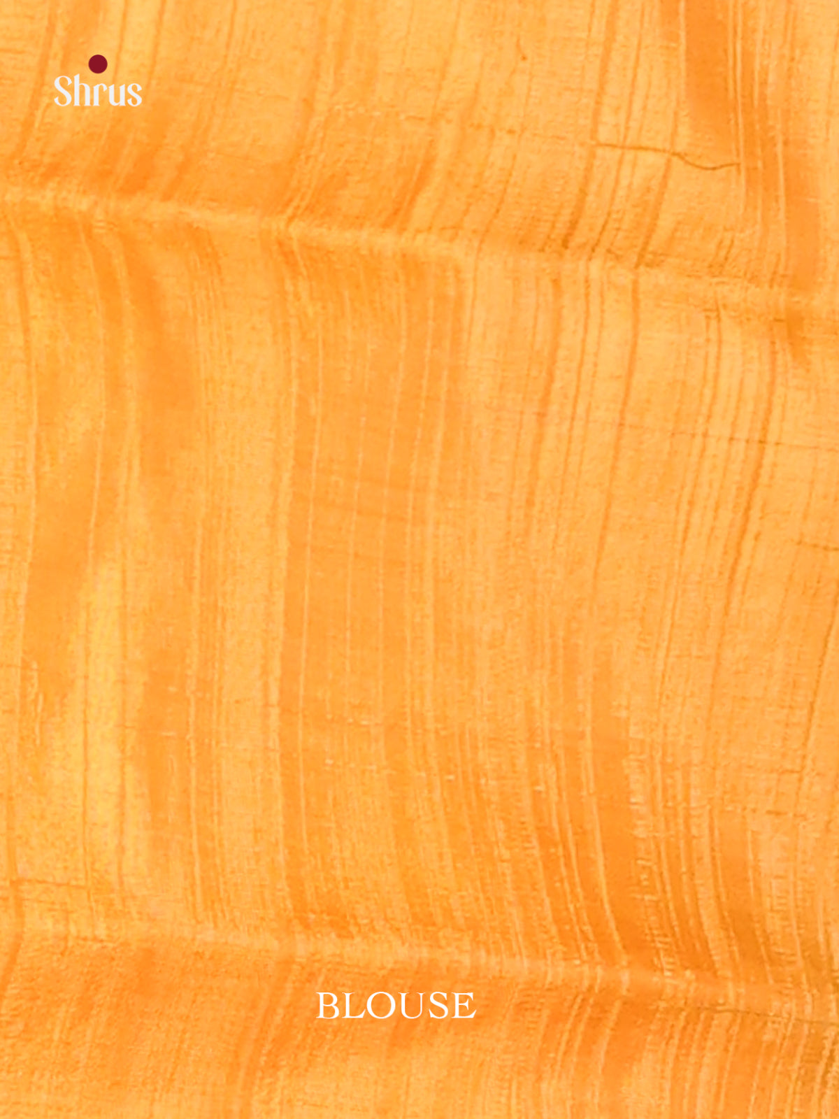 Green & Orange - Banana Pith Saree - Shop on Shrus.com