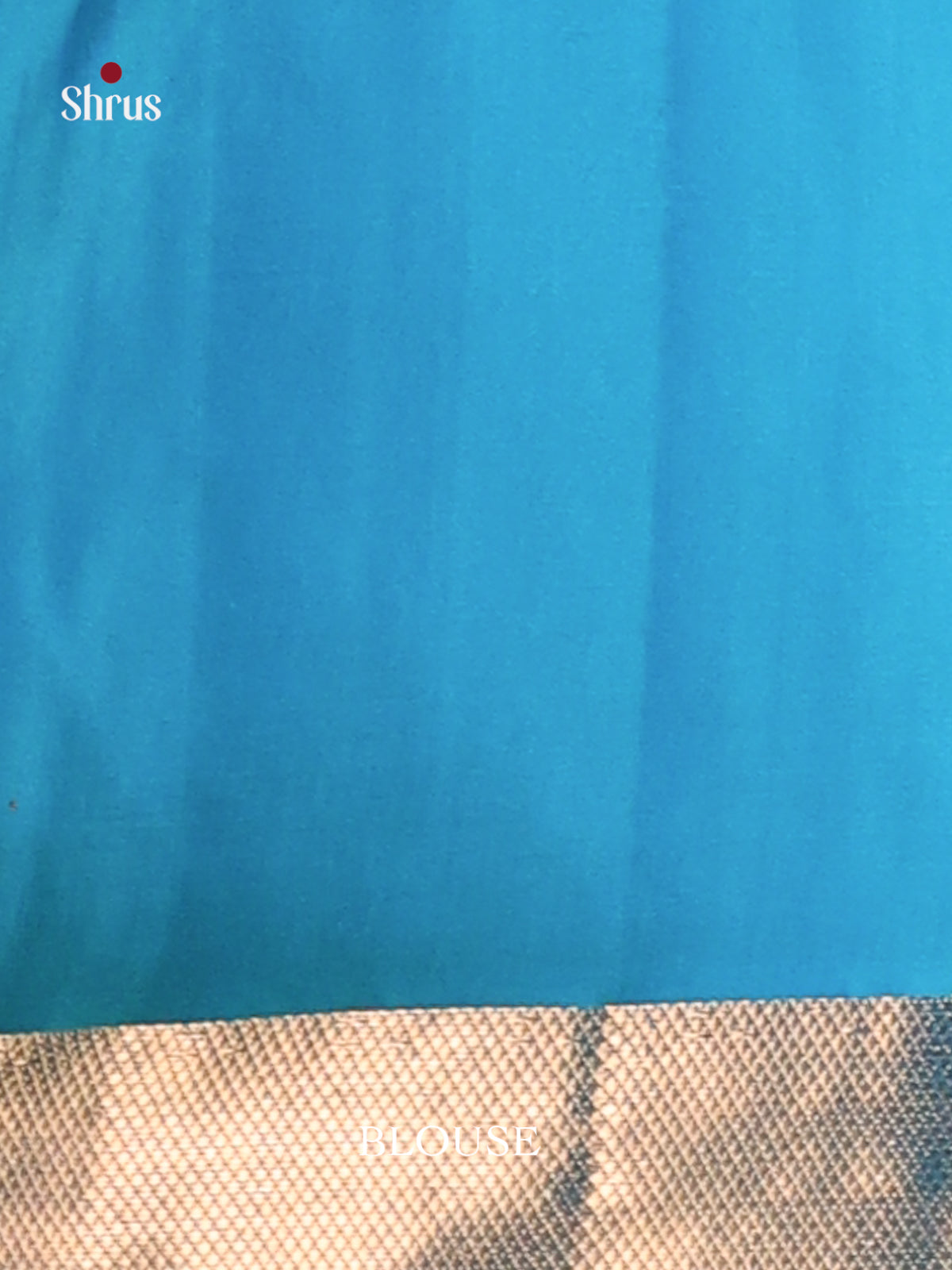 Black & Blue Soft Silk Saree with contrast  zari brocade pallu-3