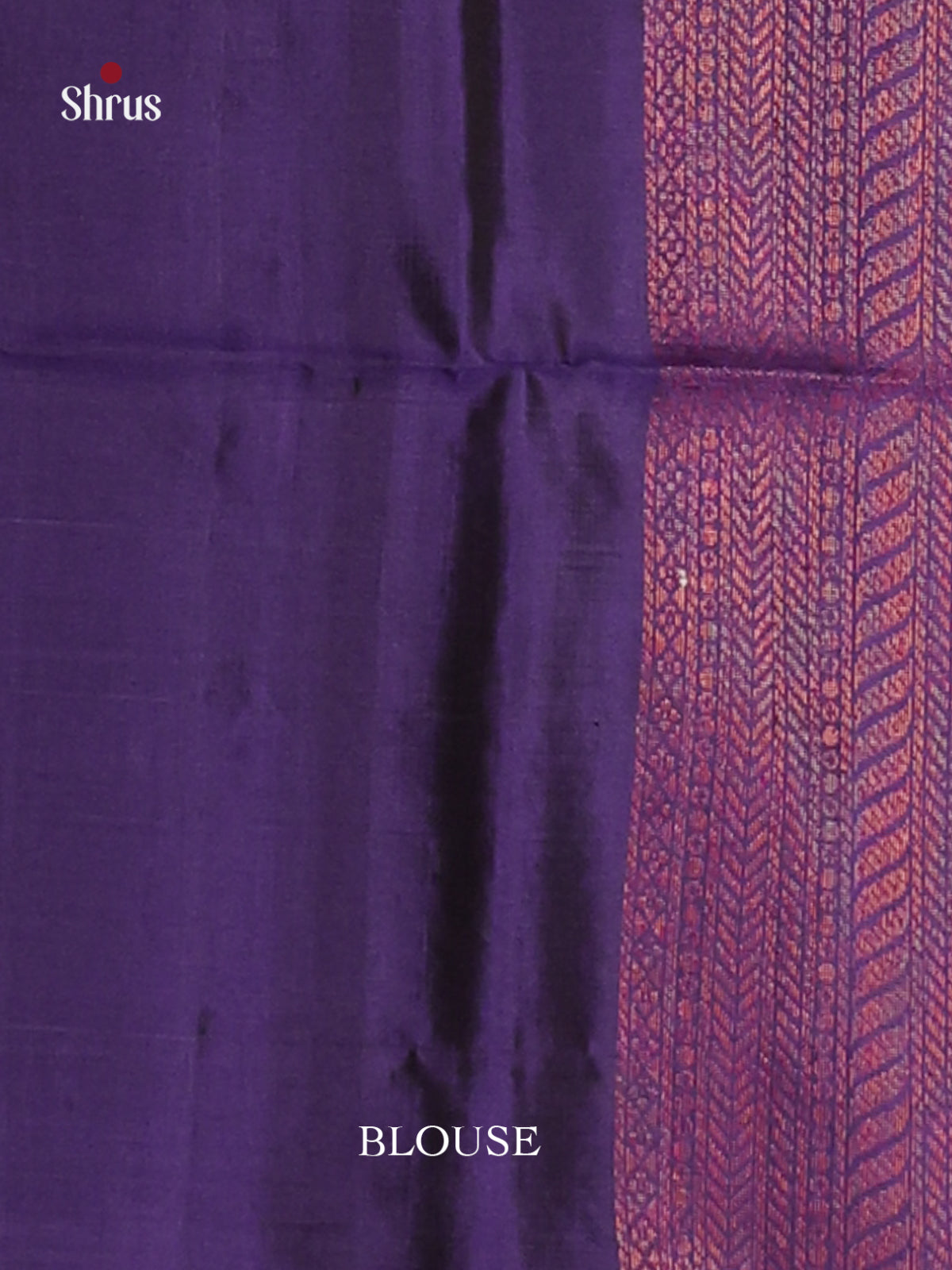 Blue single tone Soft Silk Saree zari stripes , geometric brocade-3