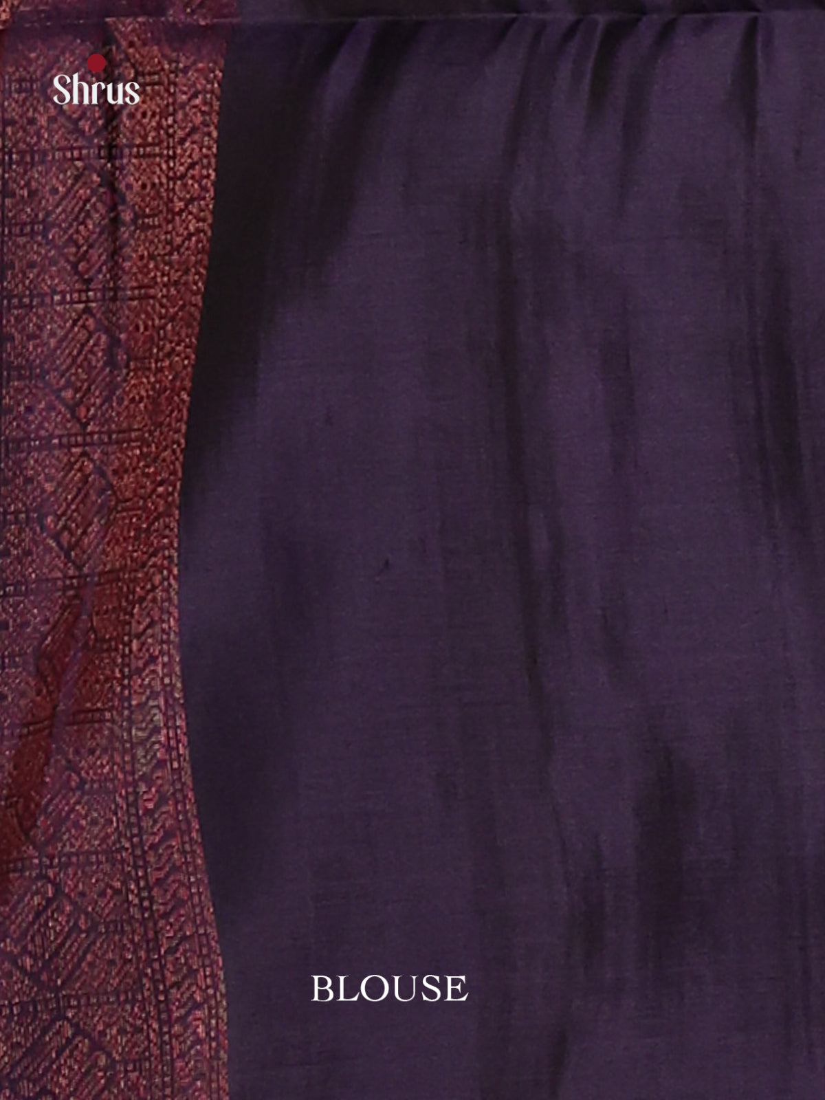 Navy Blue Single Tone Soft Silk Saree with zari floral nestling brocade-3