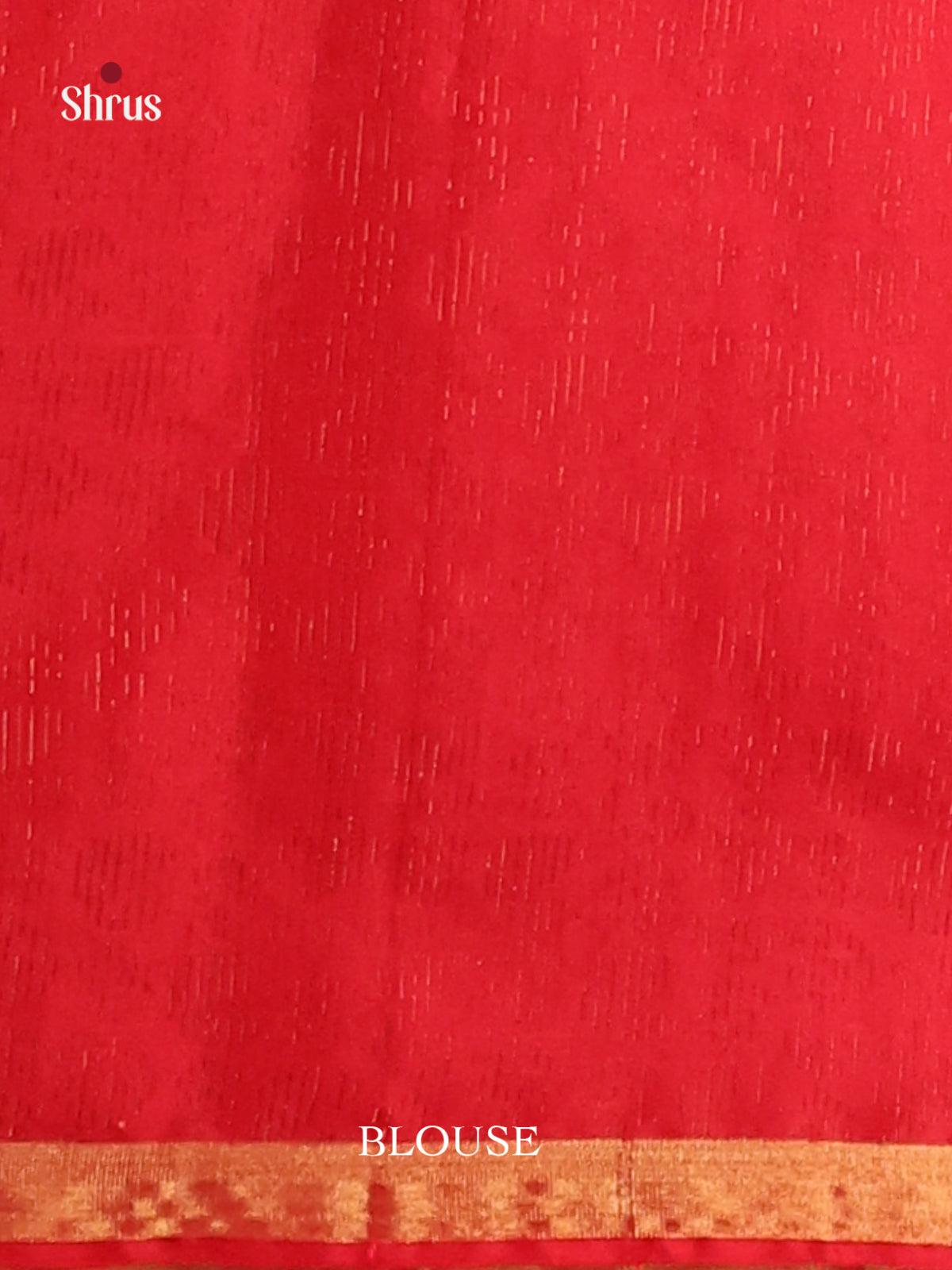 Green & Red Soft Silk Saree with contrast zari brocade pallu-3