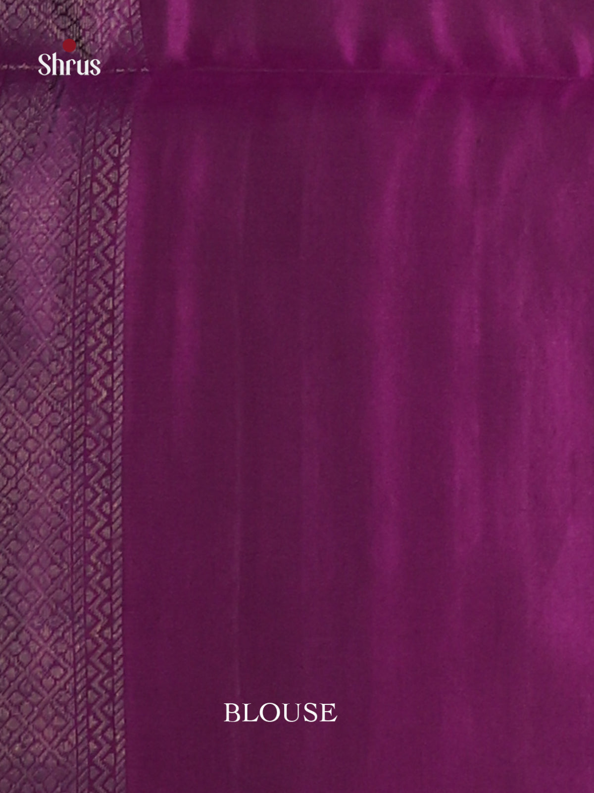 Violet Single tone Soft Silk Saree with zari brocade-3