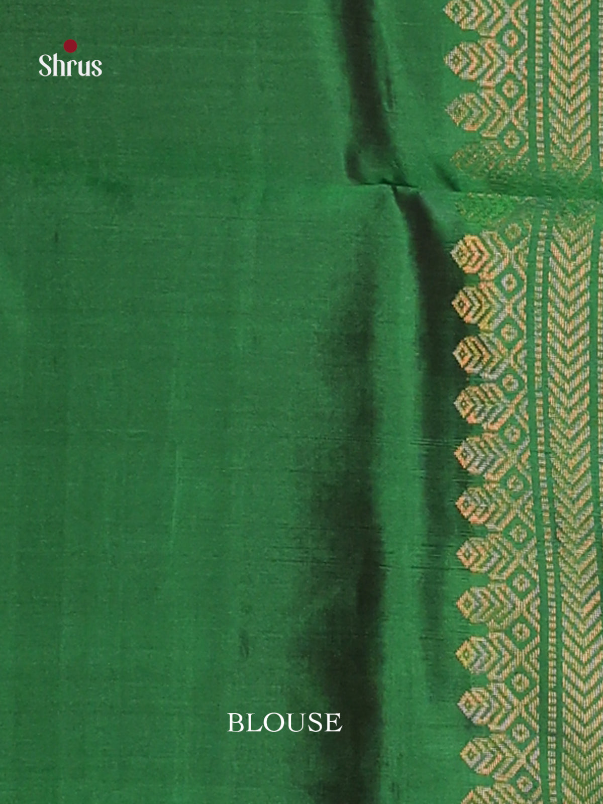 Pink & Green Soft Silk Saree with zari buttas , stripes-3