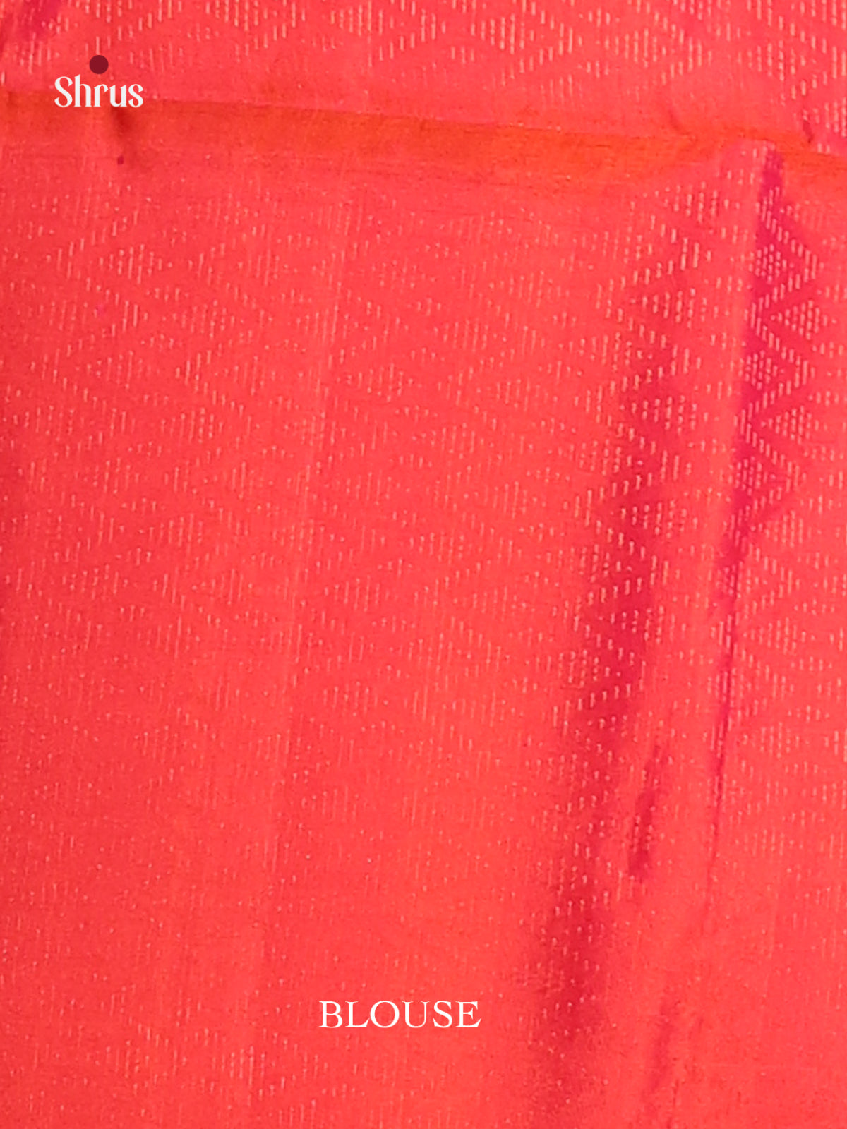 Blue & Orangish Pink Soft Silk Saree with zari stripes, floral motifs