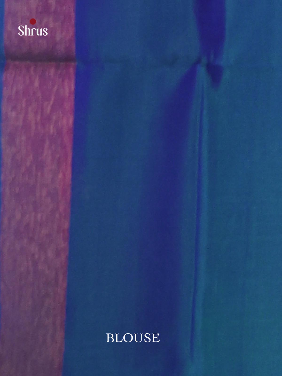 Blue & Purple Soft Silk Saree-2