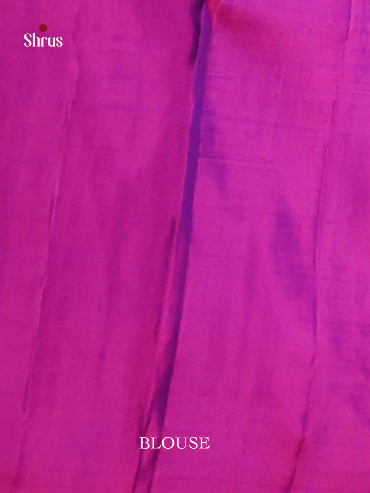 Blue & Majenta Soft Silk Saree with gold zari manga buttas-3